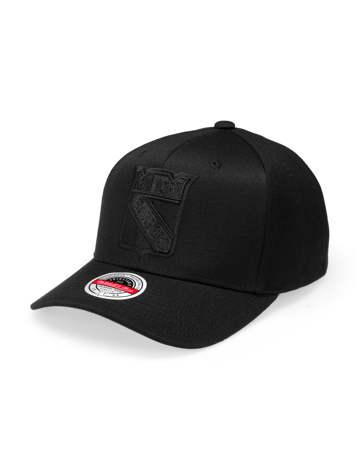 Mitchell Ness NHL Anniversary Patch New York Rangers Cap Black