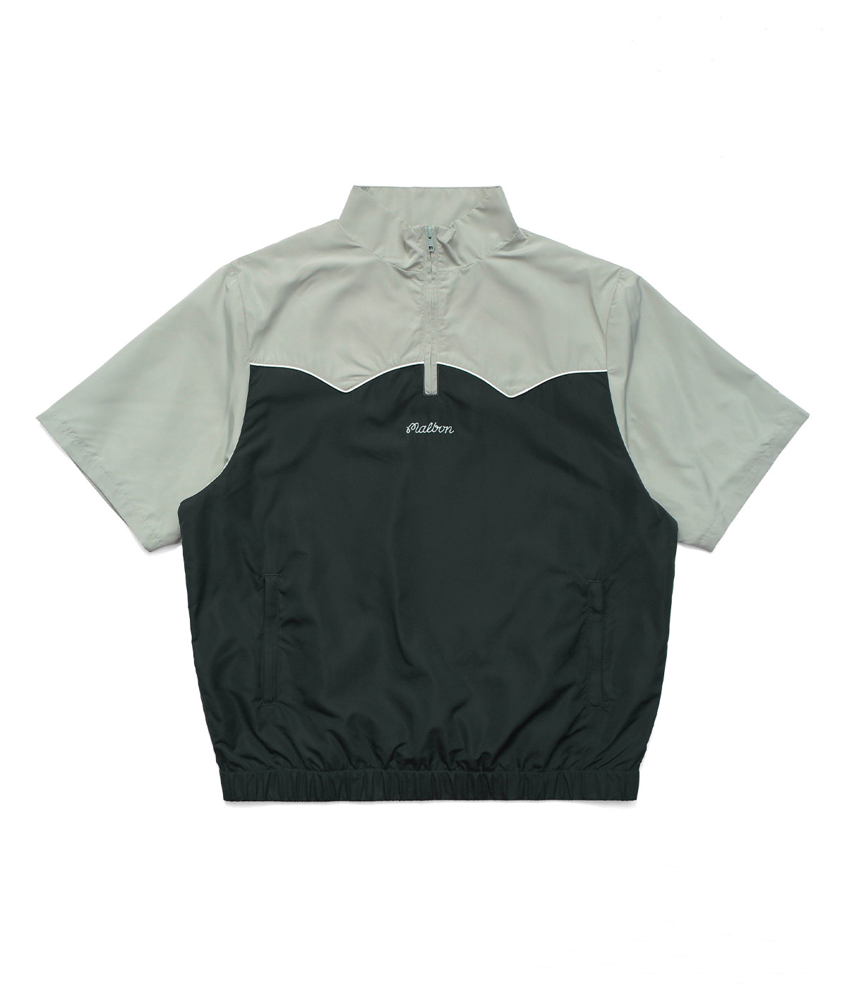 Malbon Golf Windshirt Ryder Nylon Green