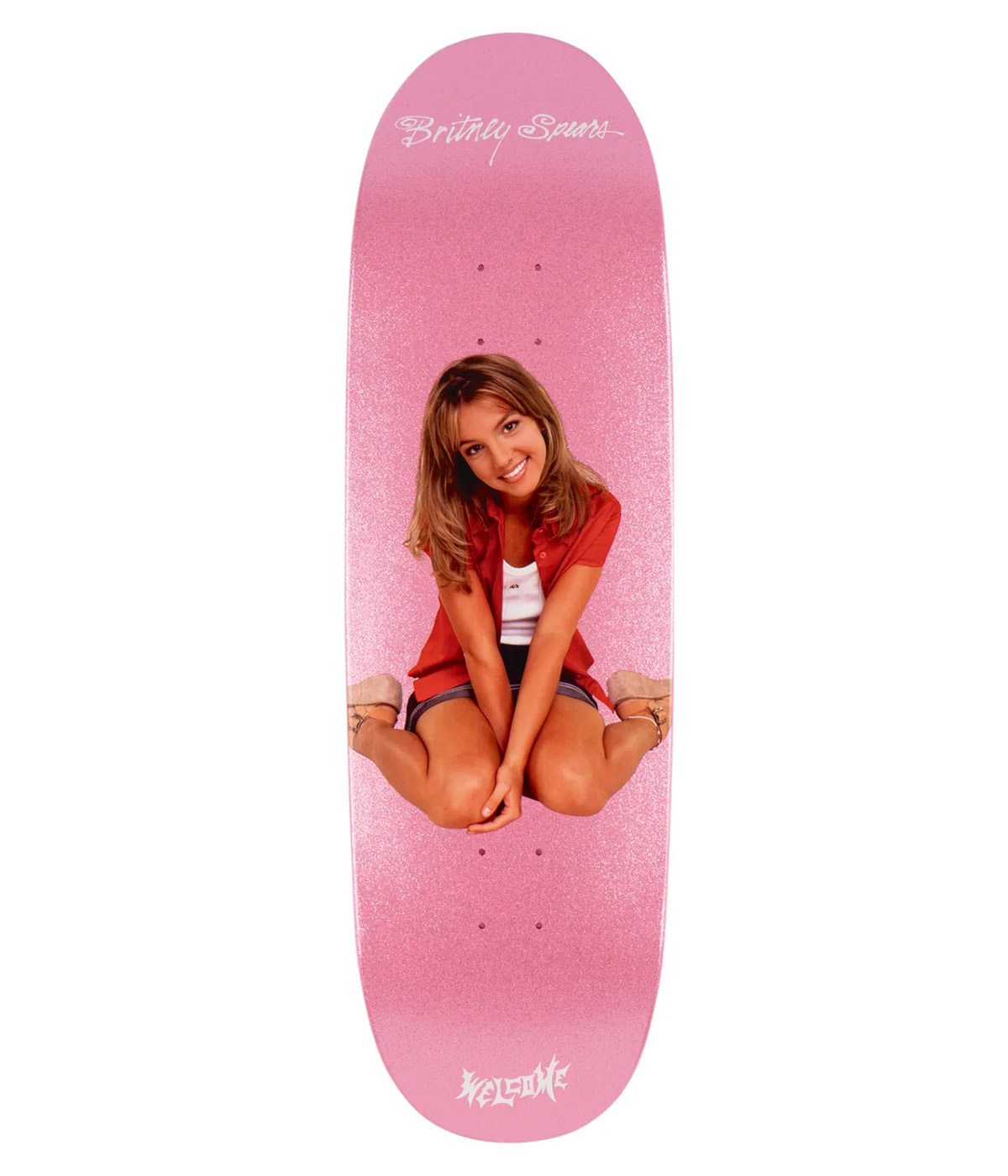 Welcome - Skateboard Britney Spears X Welcome - Baby One More Time 9.5" - Pink - 9.5"