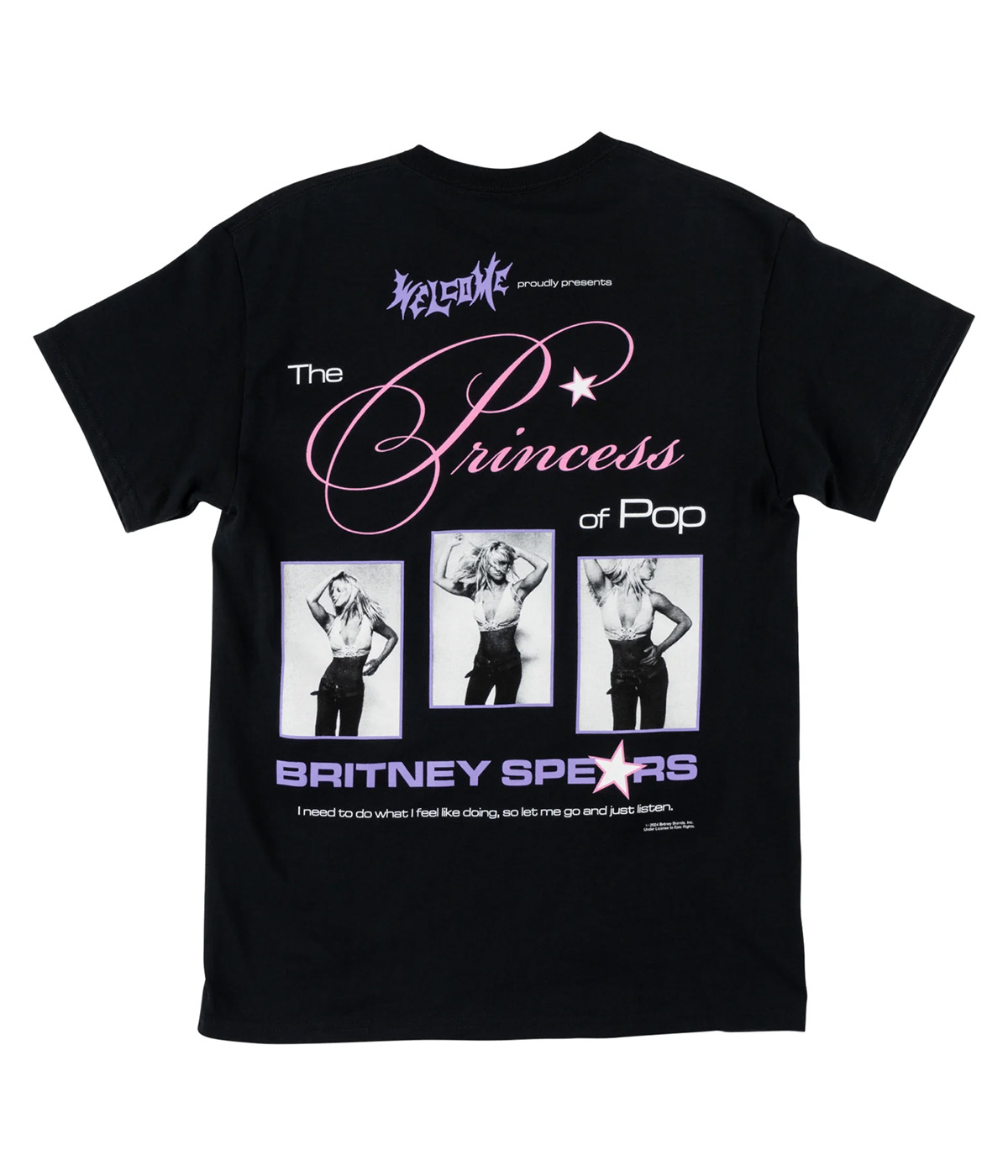 Welcome - T-shirt Britney Spears X Welcome Princess - Black - S