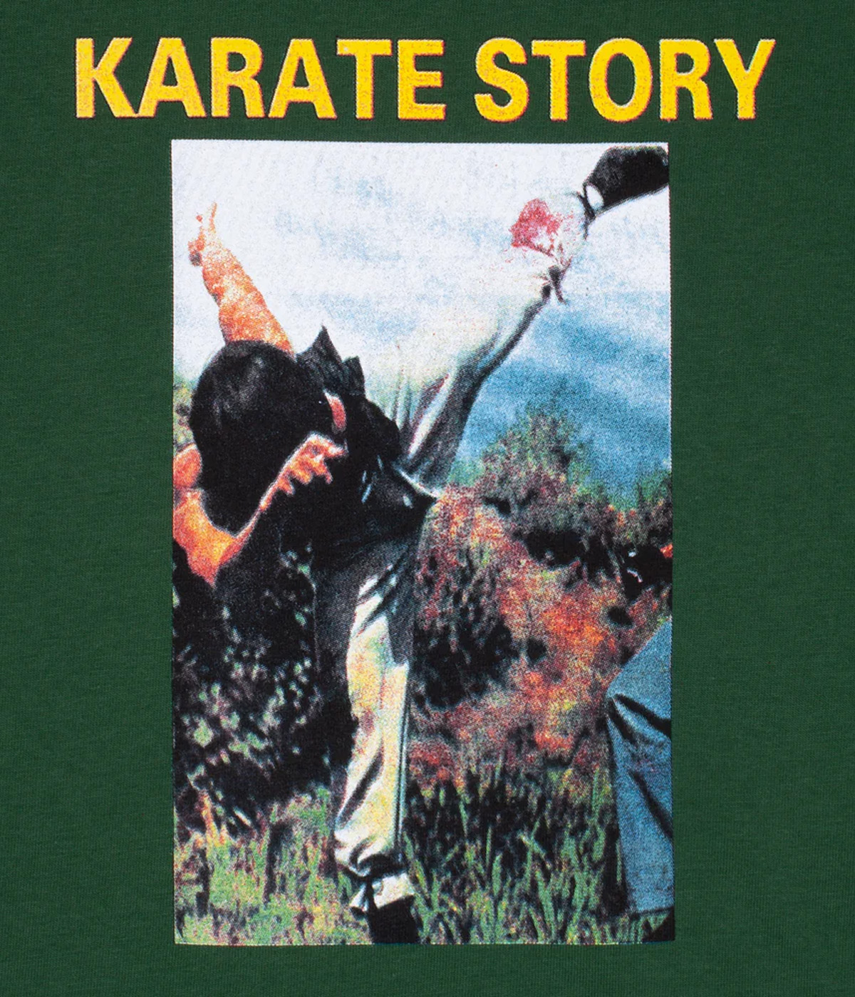 【HOCKEY】 KARATE STORY TEE DARK GREEN Hockey - Karate Story Tee | Dark Green – Plusskateshop.com