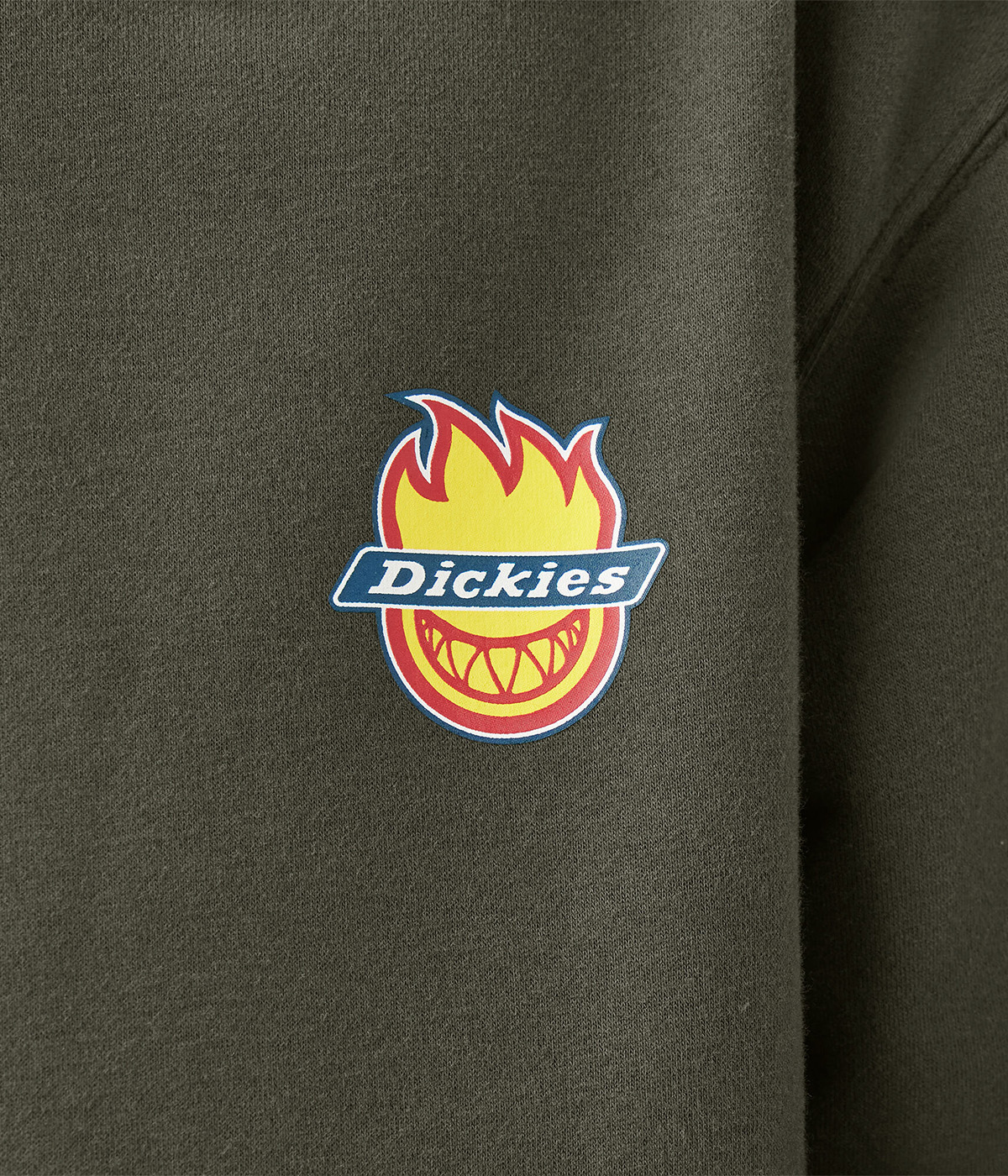 Dickies Hoodie Kids Dickies X Spitfire Olive Green