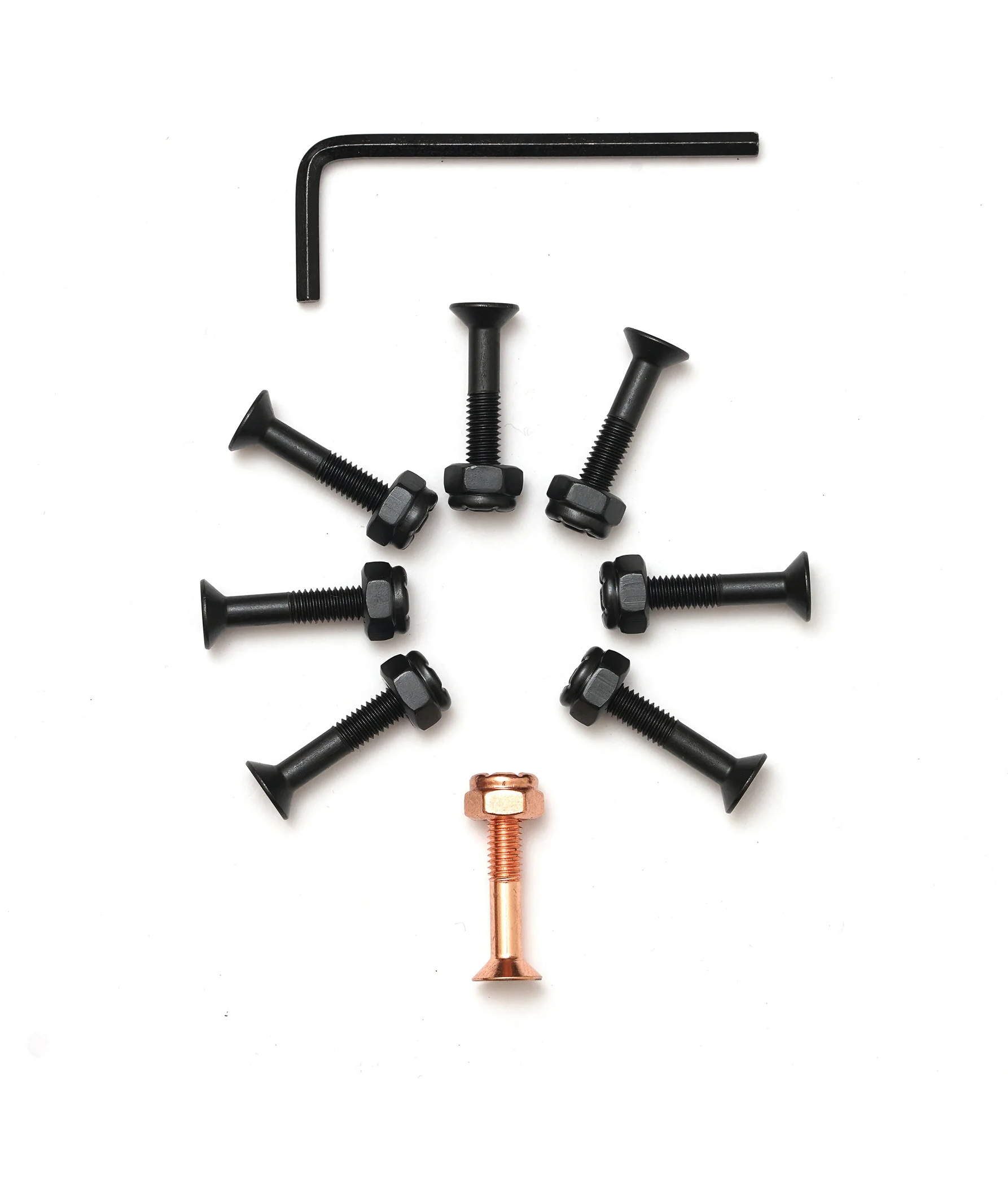 Bronze 56K - Bultar Bronze Hardware Bolts - Gray - 1"