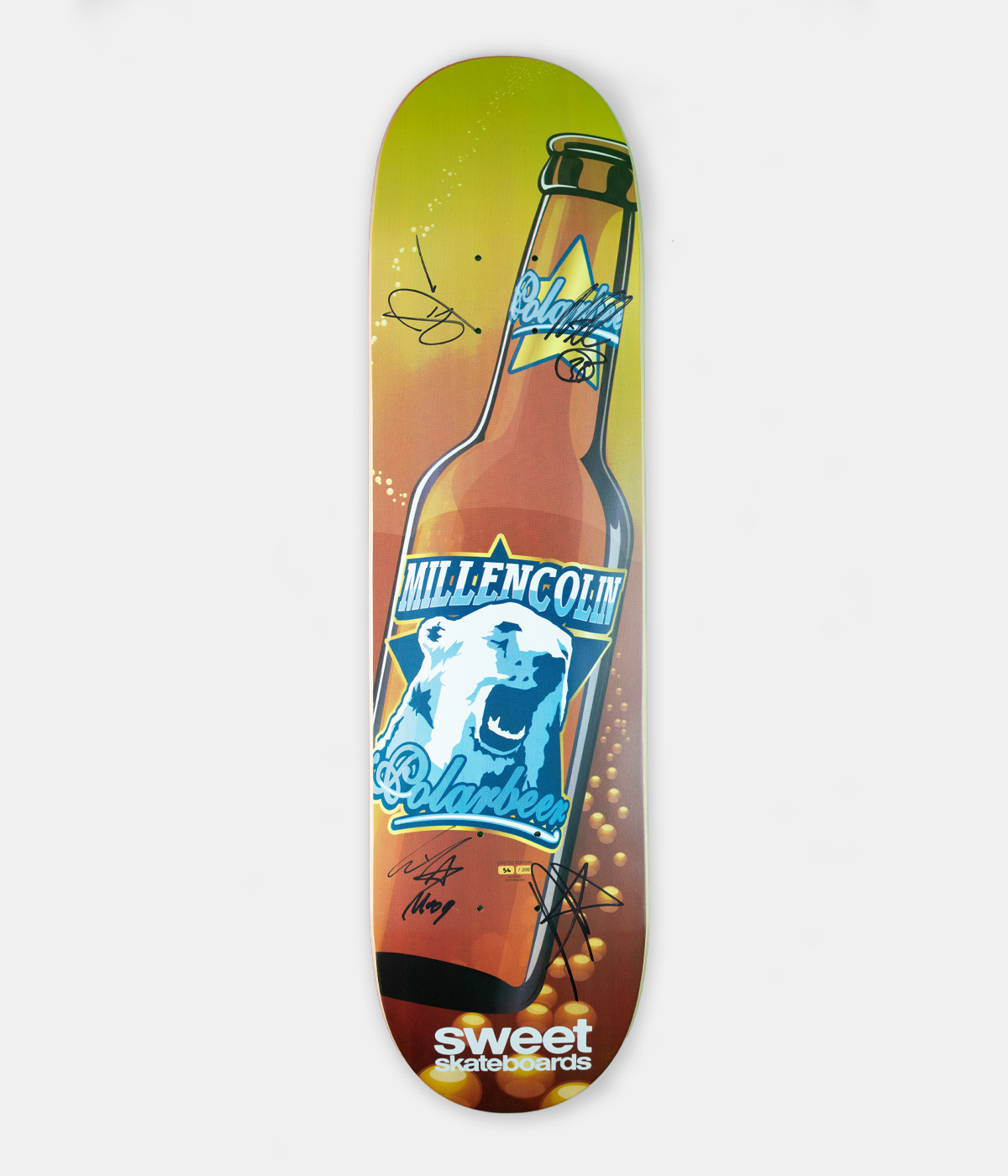 Vintage - "Skateboard 8"" Millencolin Polarbeer" - Multi - 8"