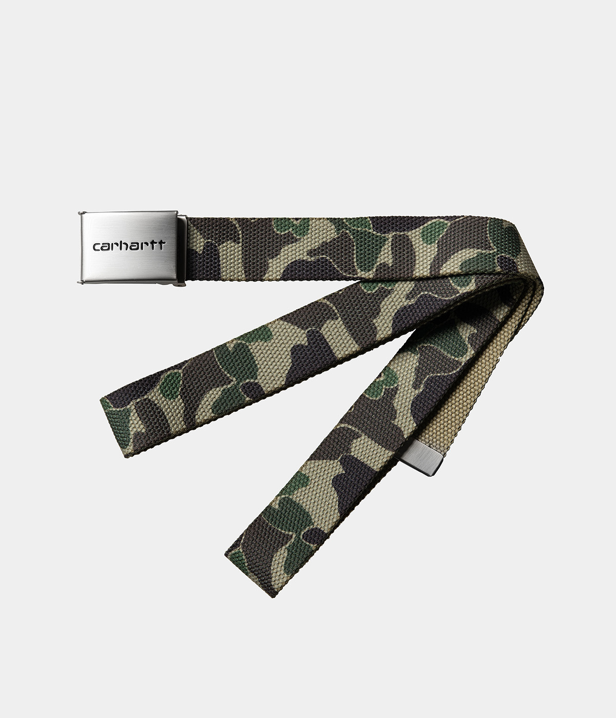 Carhartt - Clip Belt Chrome - Camo Duck, Green - One Size