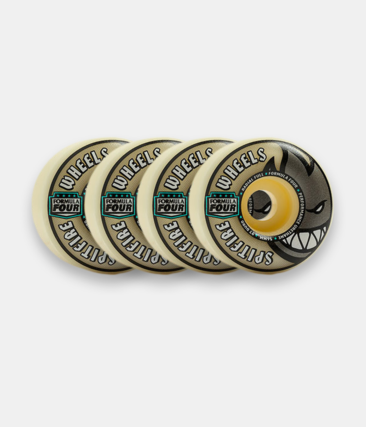 Spitfire Wheels - Wheels F497 Radial Full 56 - Natural - 56 mm