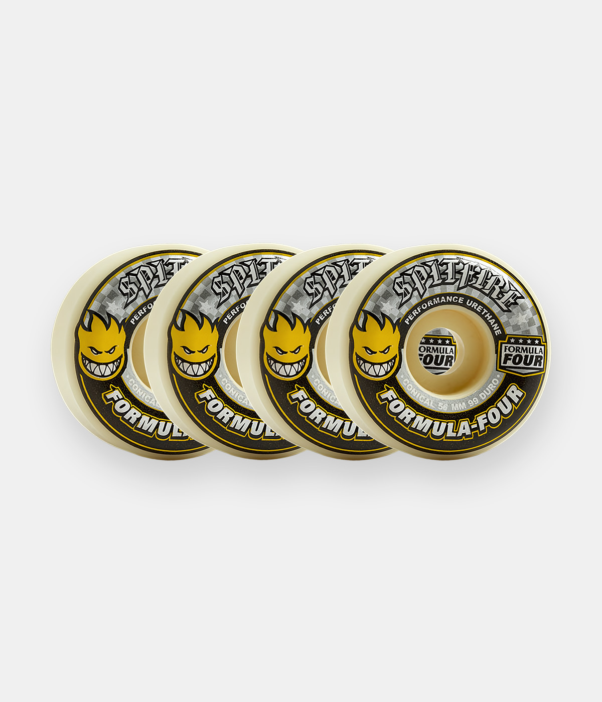 Spitfire Wheels - Wheels F4 99 Conical 56 - Natural - 56 mm