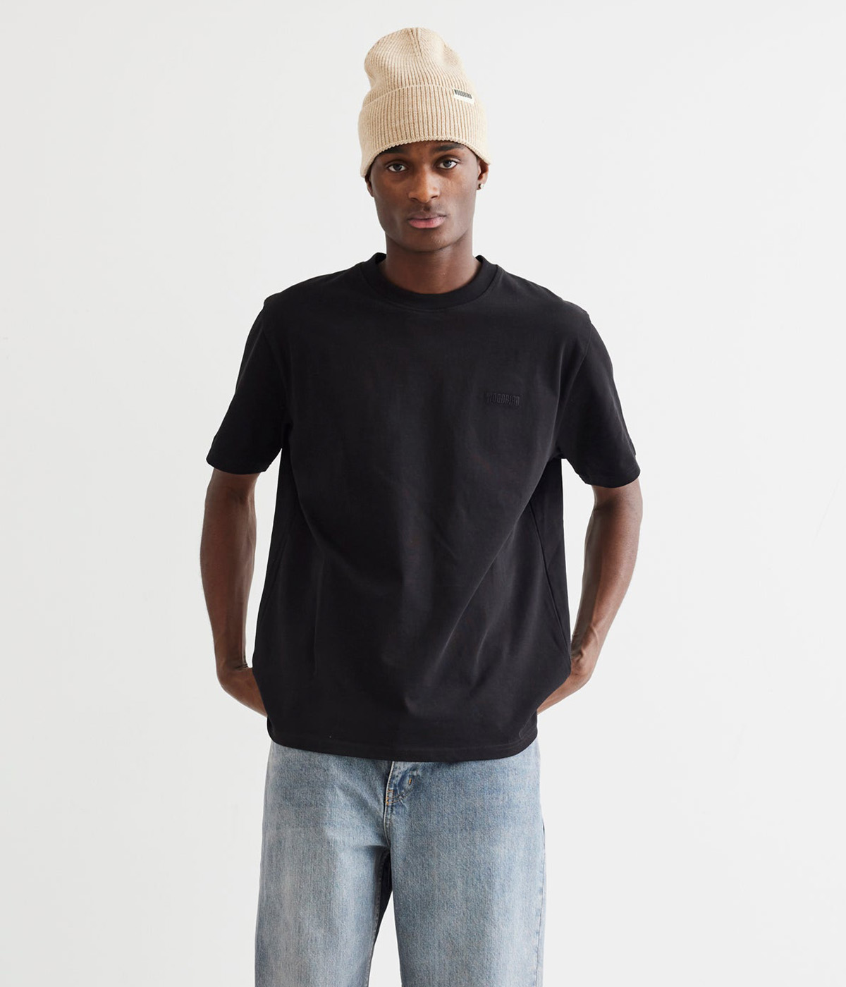 Woodbird - T-shirt WBBaine Base - Black - M