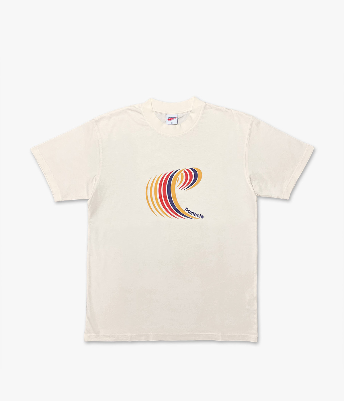 Pasteelo - T-shirt Wave - Cream - M