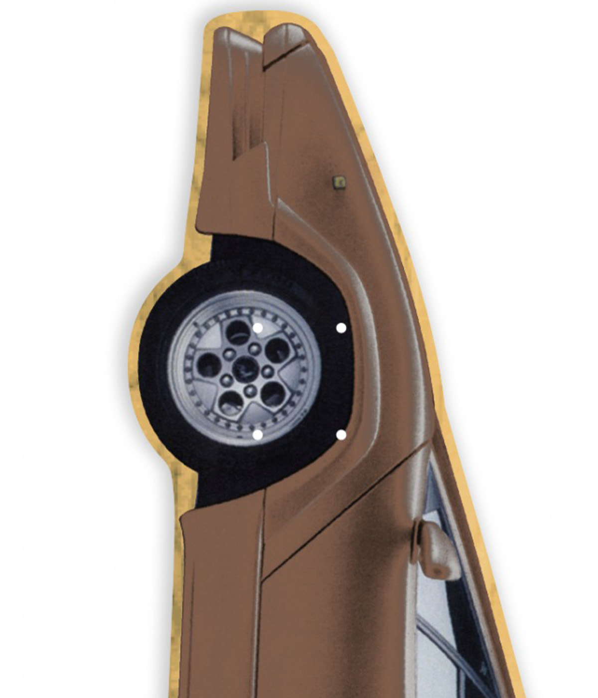 Alltimers Lambo Cruiser Skateboard 7.75