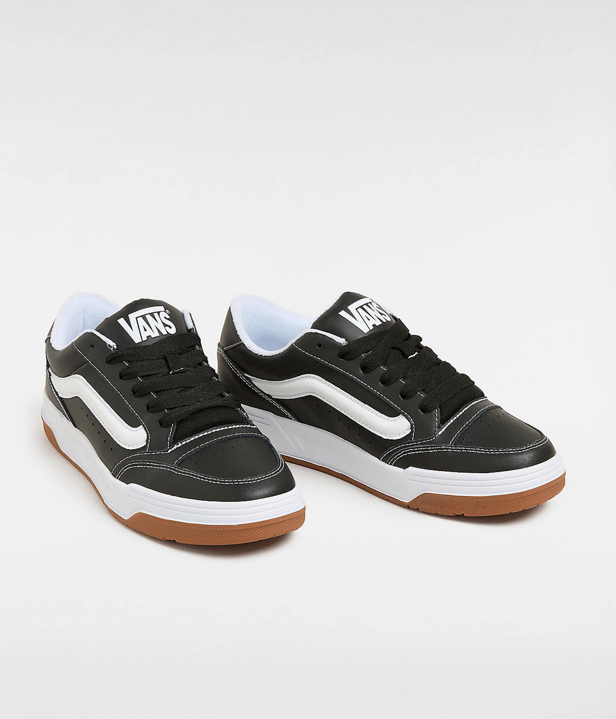 Vans Shoes Hylane Black Leather White Gum