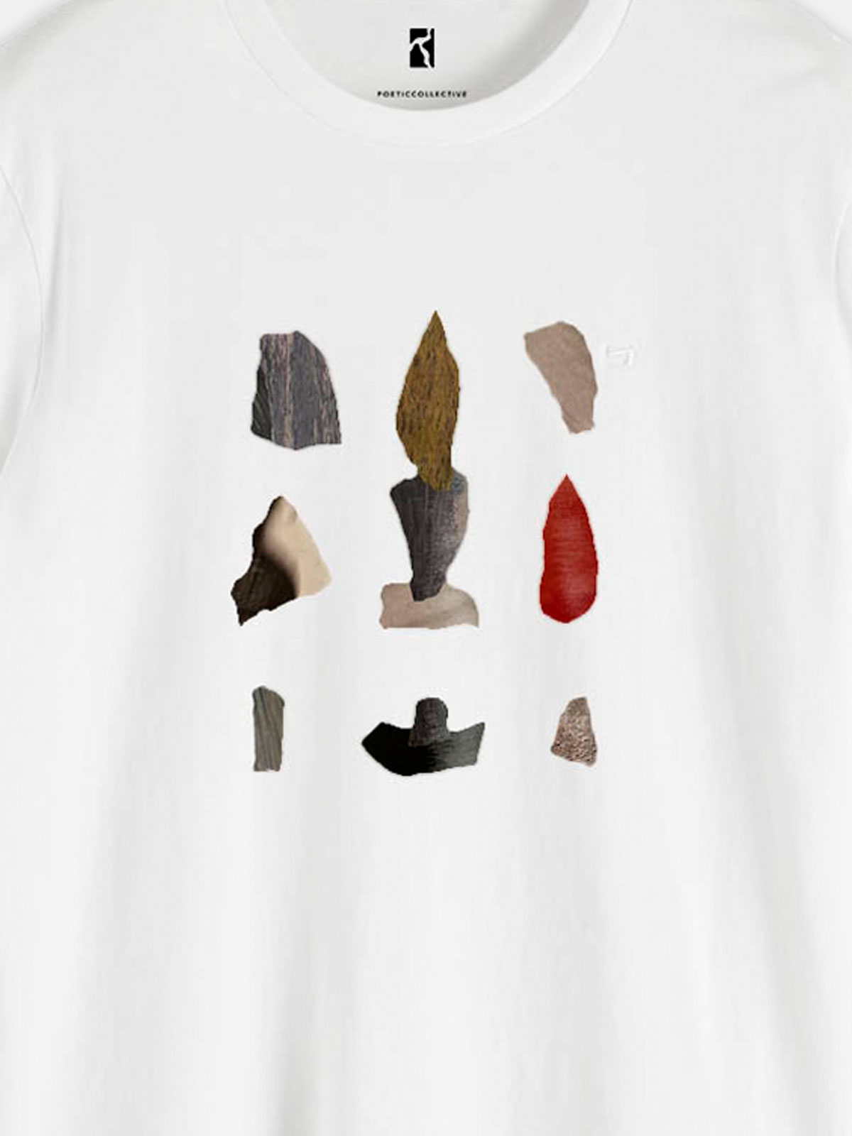 【POETIC COLLECTIVE】 PAINTING T-SHIRT - WHITE tshirt-poetic-collective-