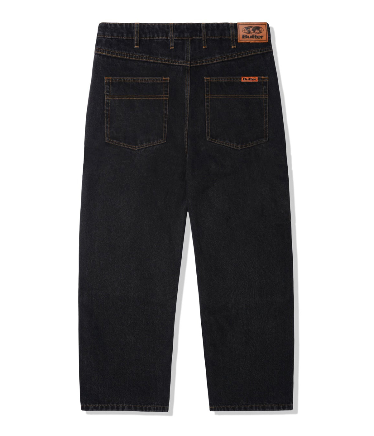 誠実 Butter Goods Relaxed Denim Jeans Washed Black パンツ
