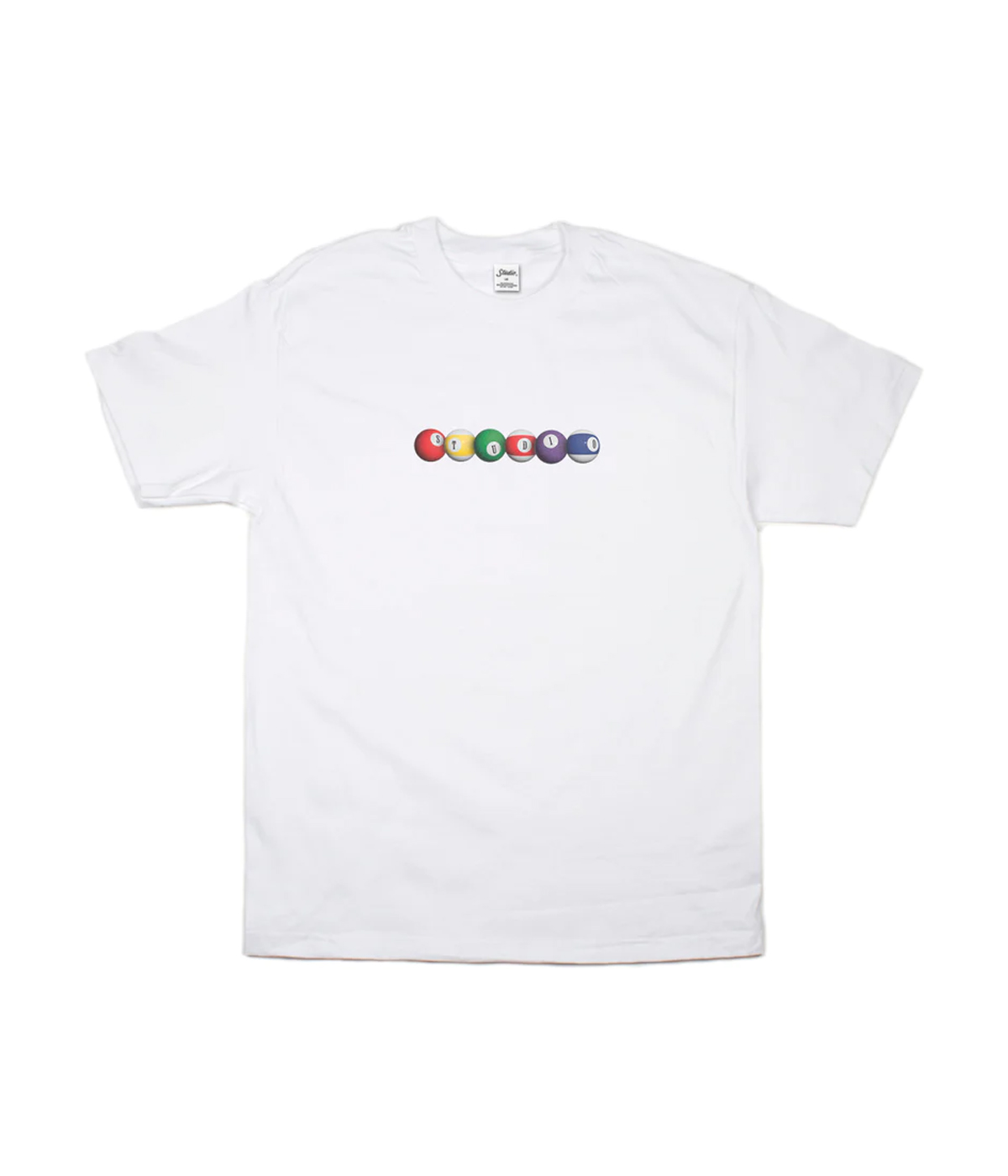 Studio Skateboards - Pool Balls T-shirt - White - S