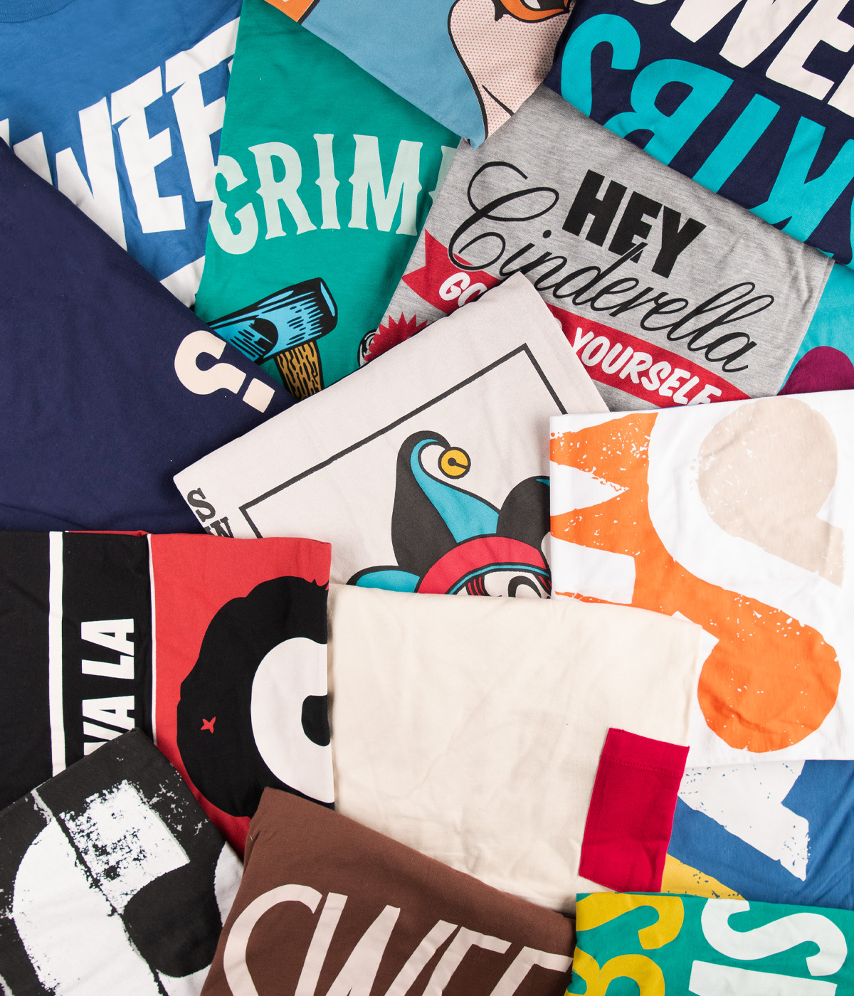 Vintage - T-shirt Assorted - Multicolor - M