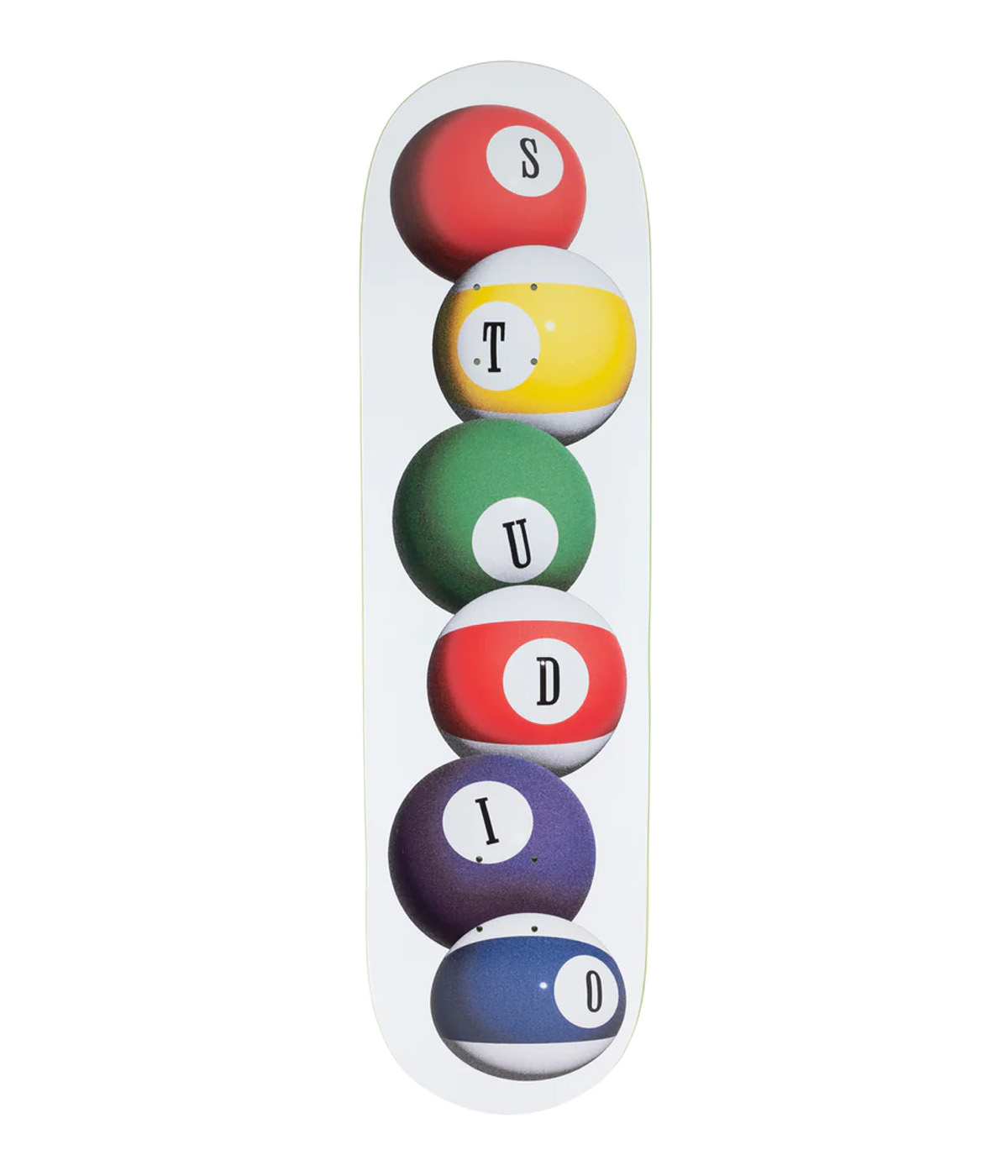 Studio Skateboards - "Skateboard 8.5"" Pool Balls Team" - White - 8.5"