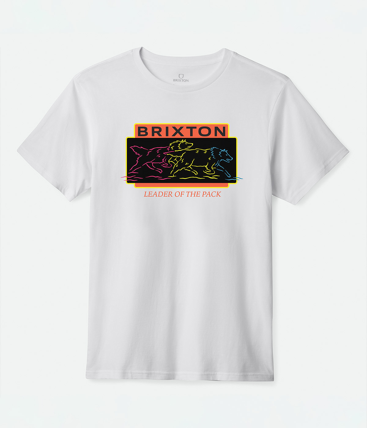 Brixton - T-shirt Neon Pack S/S - White - XXL