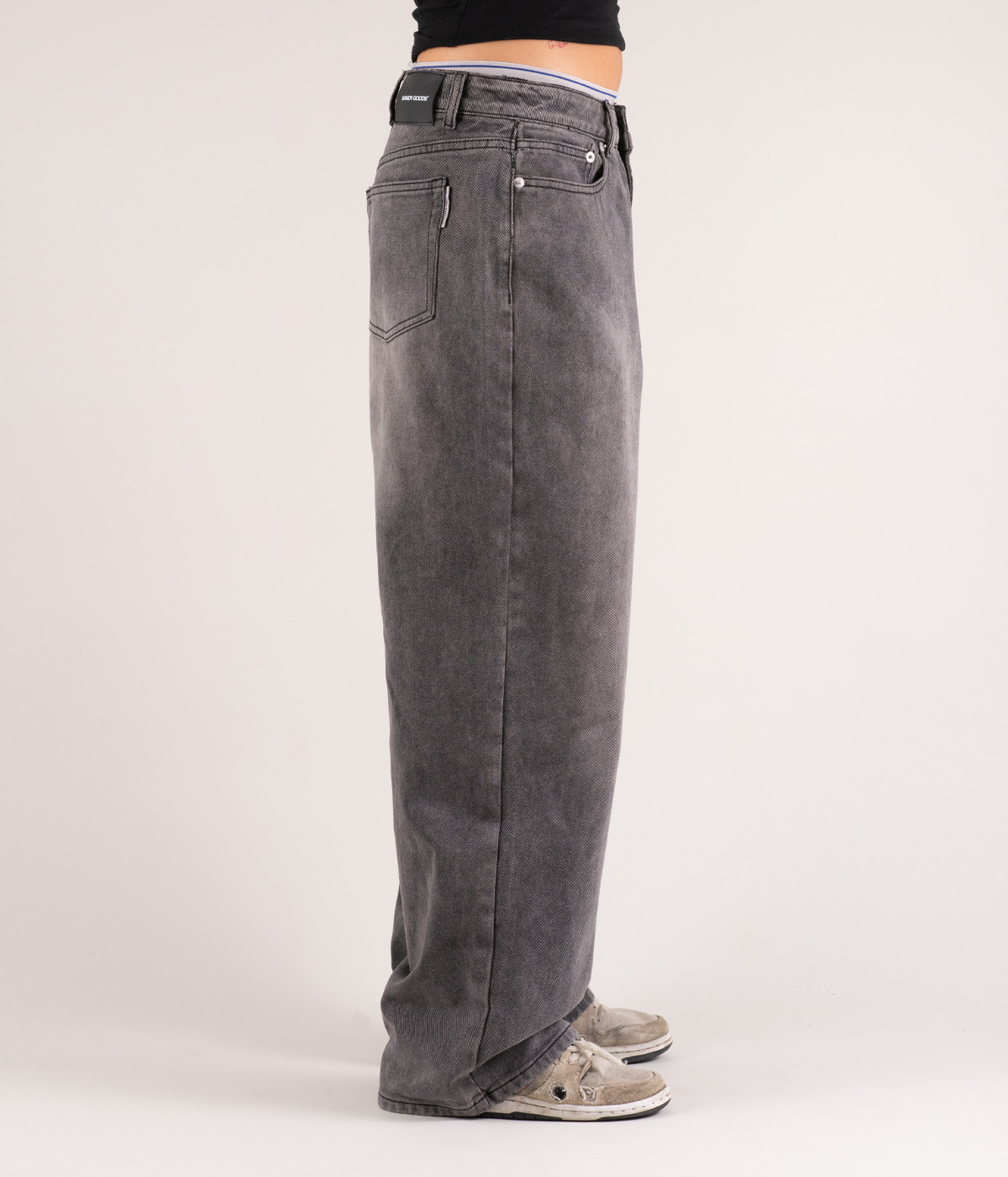 Sandy Goods Jeans Sandy Low Waist Baggy Grey Sandy Goods Jeans Sandy Low Waist Baggy Grey
