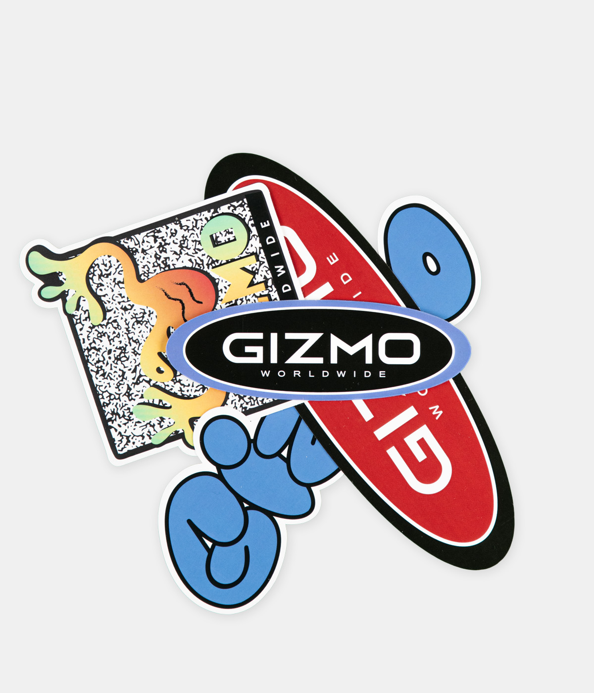 Gizmo - Gizmo Mixed stickers 4-pack - Multicolor - One Size