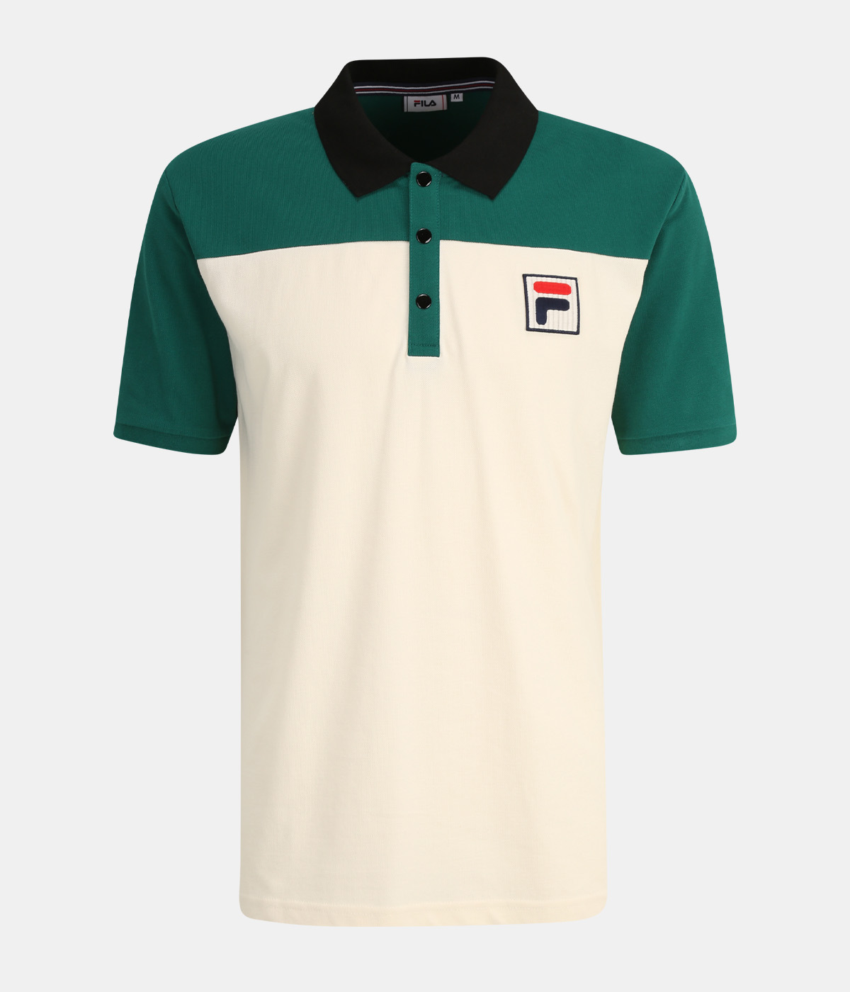 Fila white polo shirt cheap