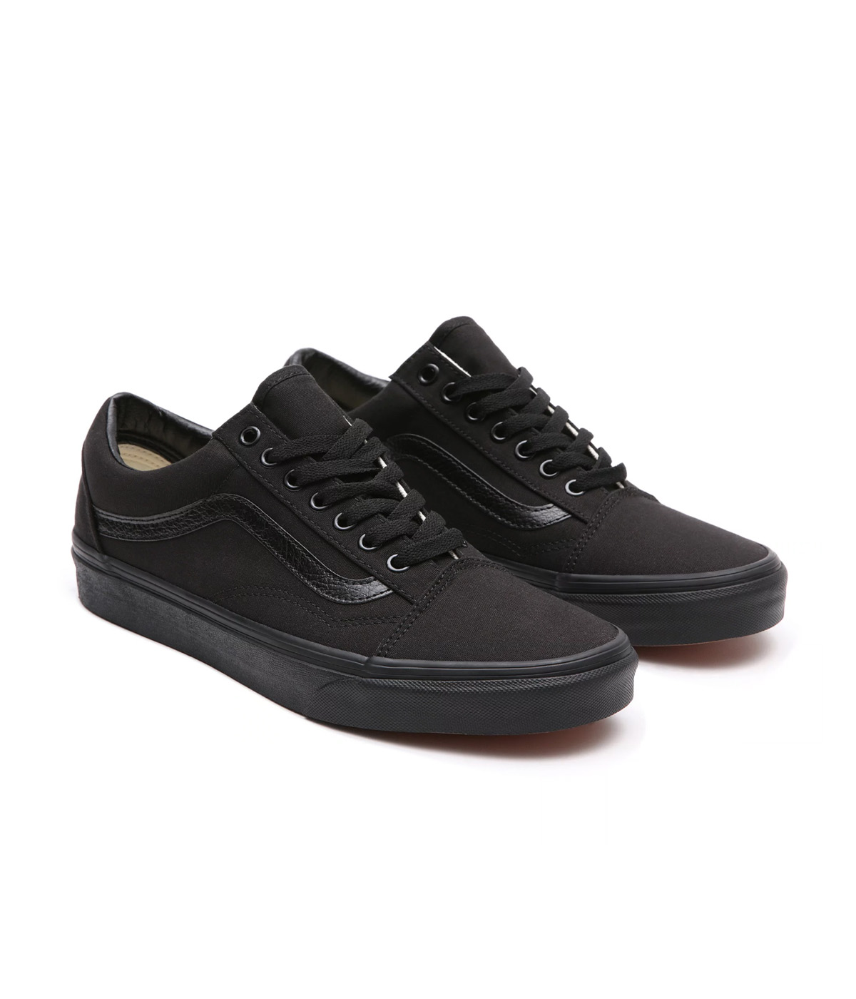 All black leather vans shoes store