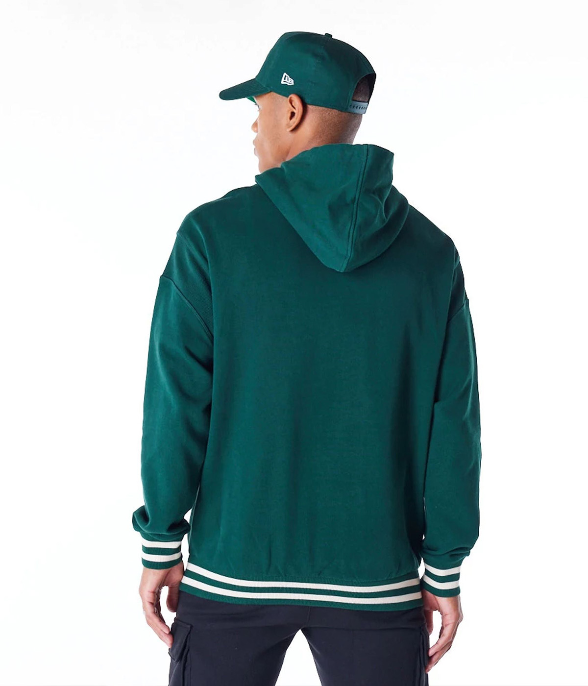 [New Era]★韓国人気★MLB HISTORY SCRIPT HOODIE New Era New York Yankees Lockstitch Script Hoodie Black