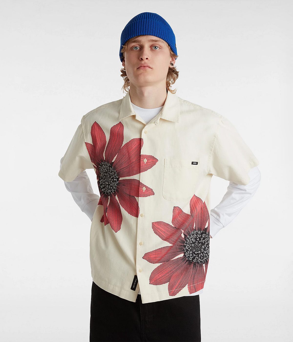Vans - Shirt Laurel SS Woven - Natural - L