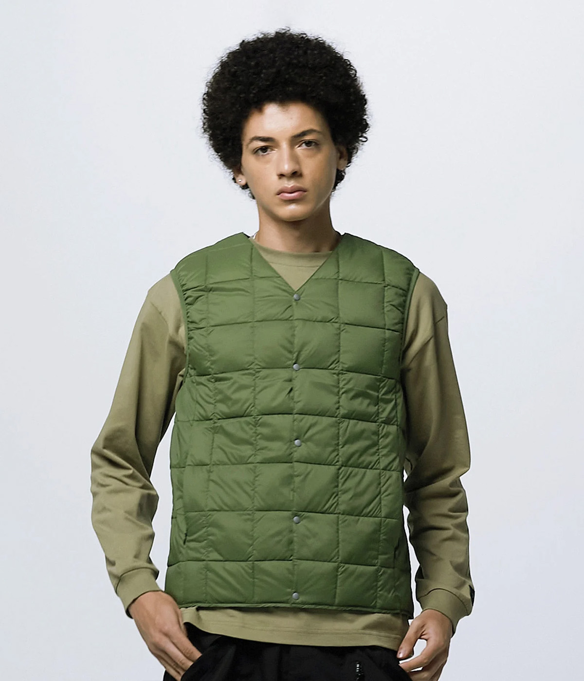 Anorak vest olive clearance