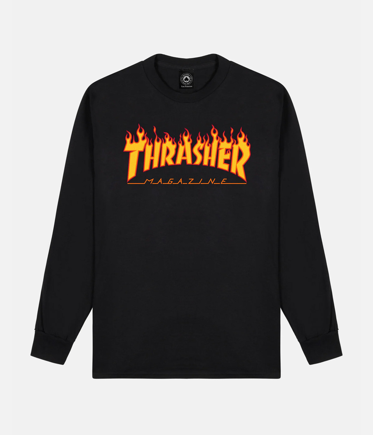 Thrasher - Longsleeve Flame Logo - Black - S