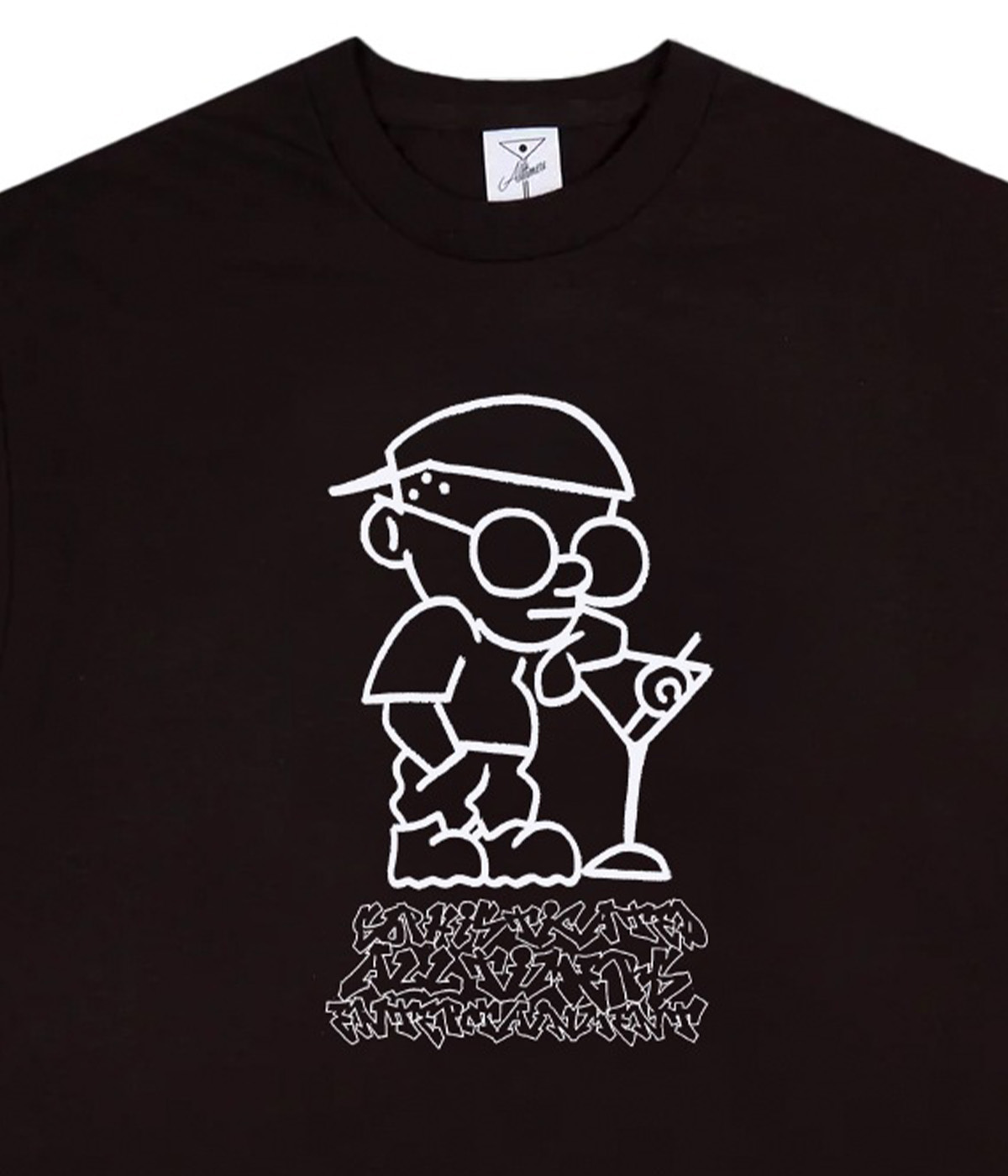 【ALLTIMERS】 SOPHISTICATED T-SHIRT BLACK alltimers-sophisticated-tee-