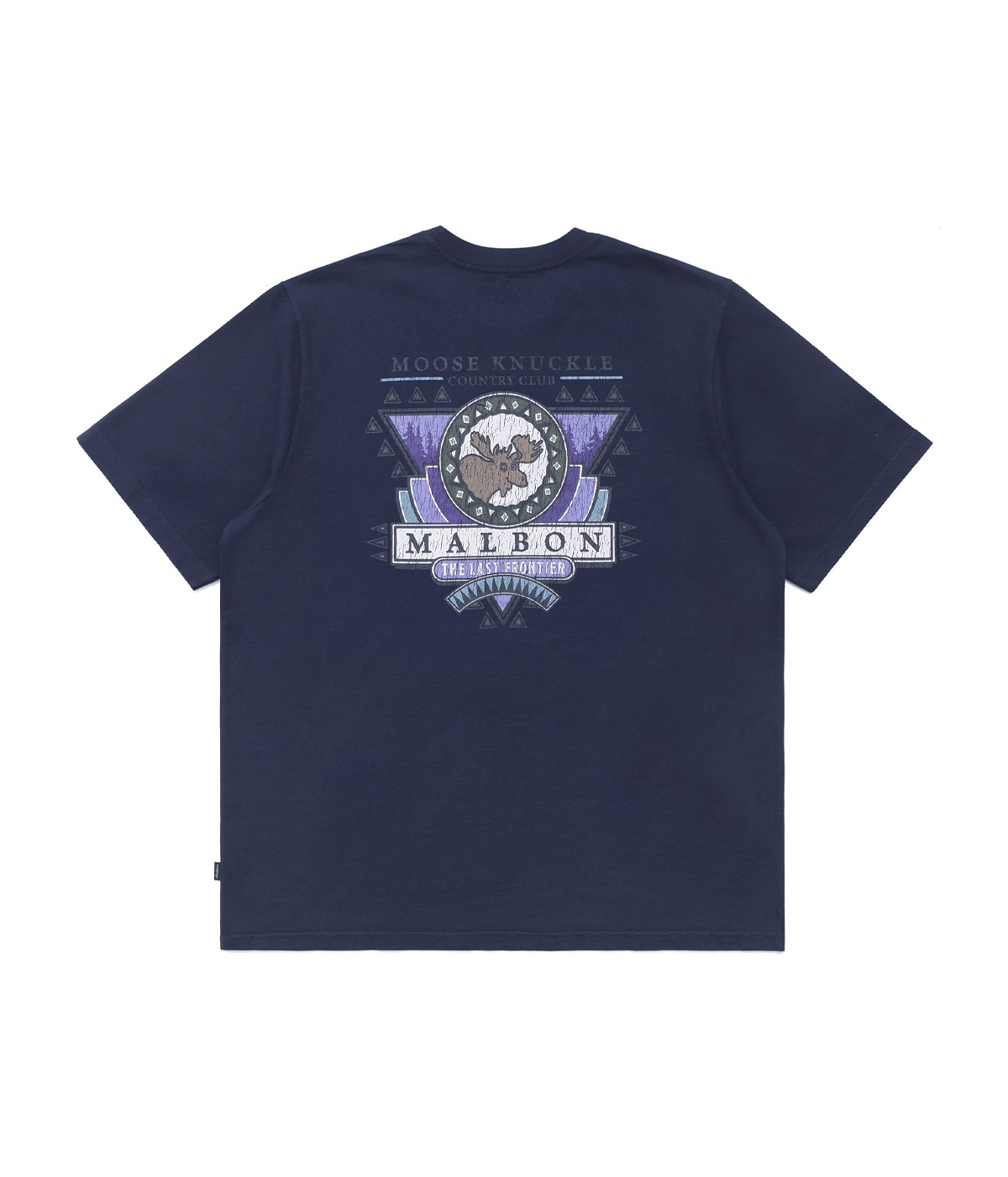 【MALBON GOLF】Moose Pocket Round Short Sleeve T-Shirt ■MAN Malbon Golf Moose Pocket Tee in Navy | REVOLVE