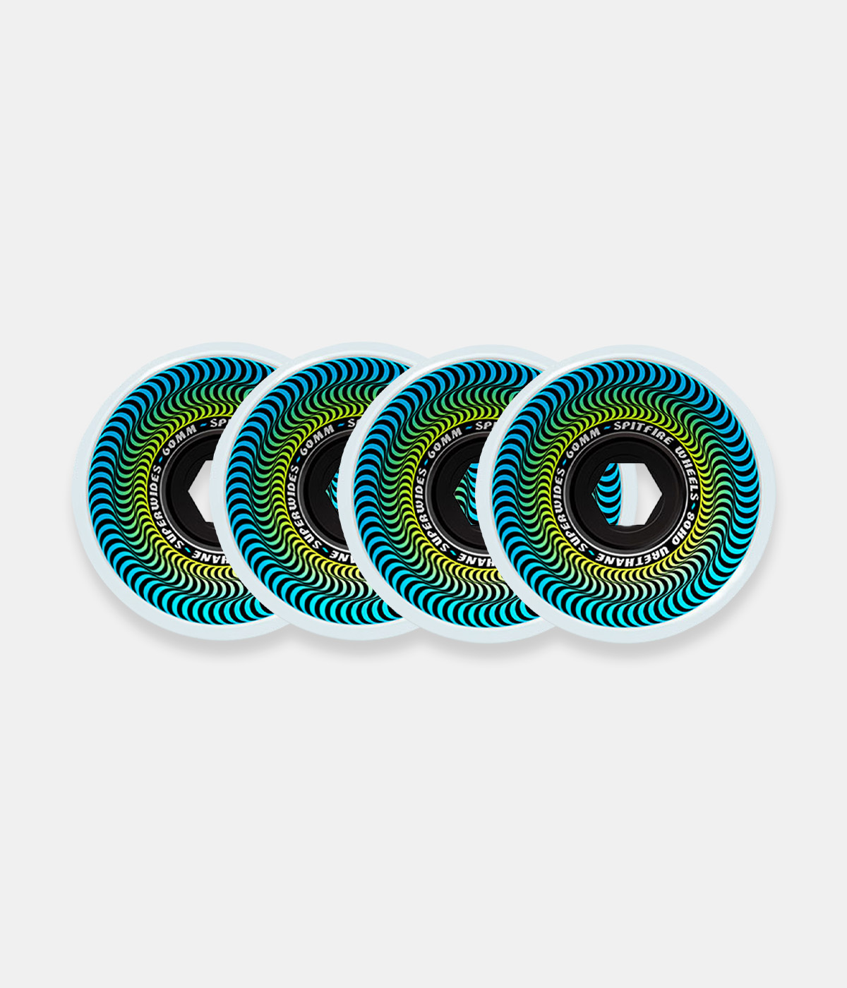 Spitfire Wheels Wheels 80hd Superwides 60 Ice Grey