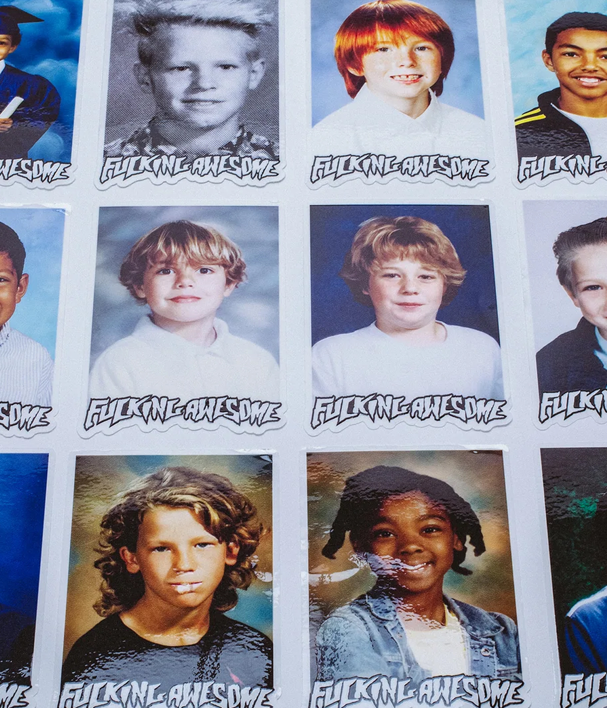 Fucking Awesome Class Photo Sticker Pack Multicolor