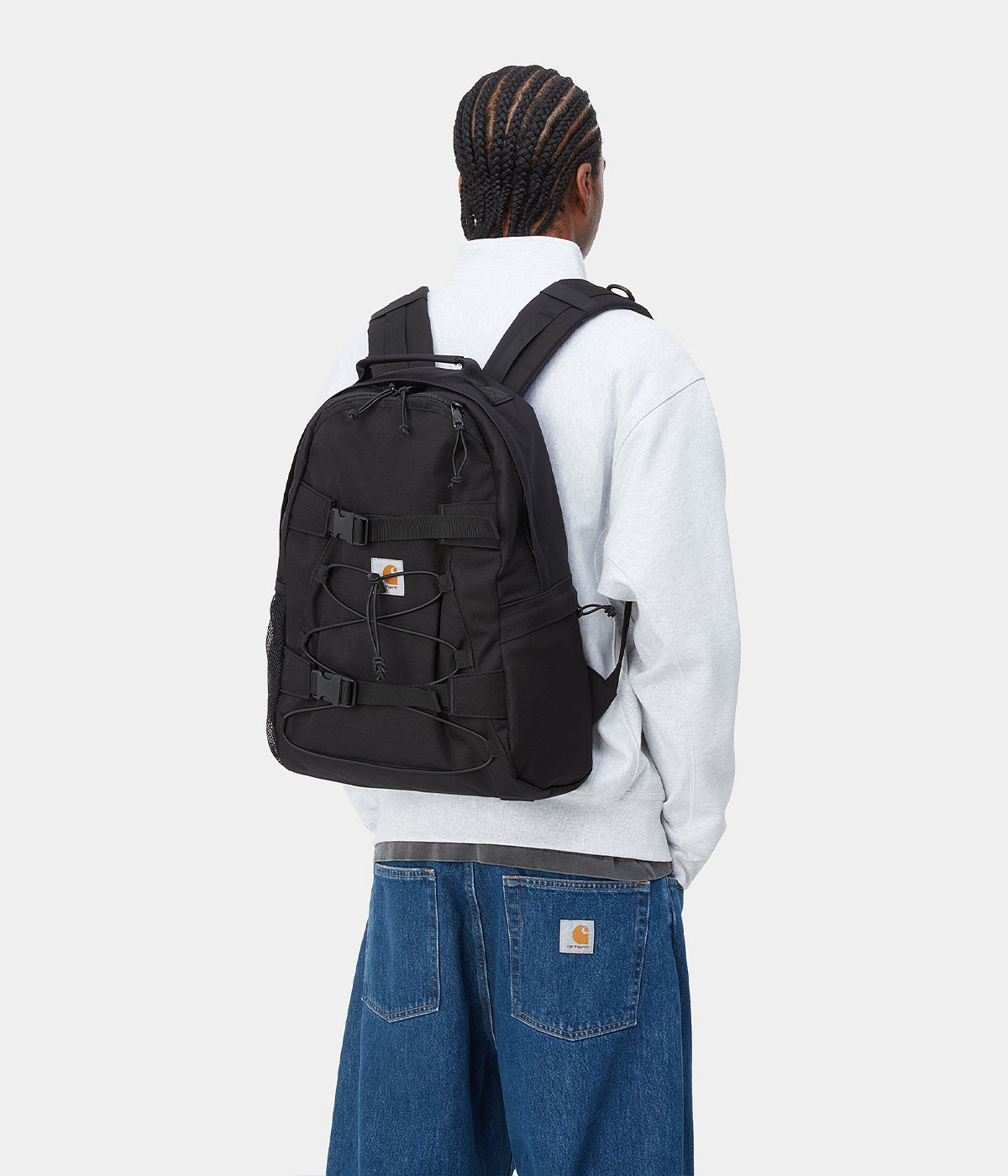 Carhartt Backpack Kickflip Carhartt backpack on the skateboard