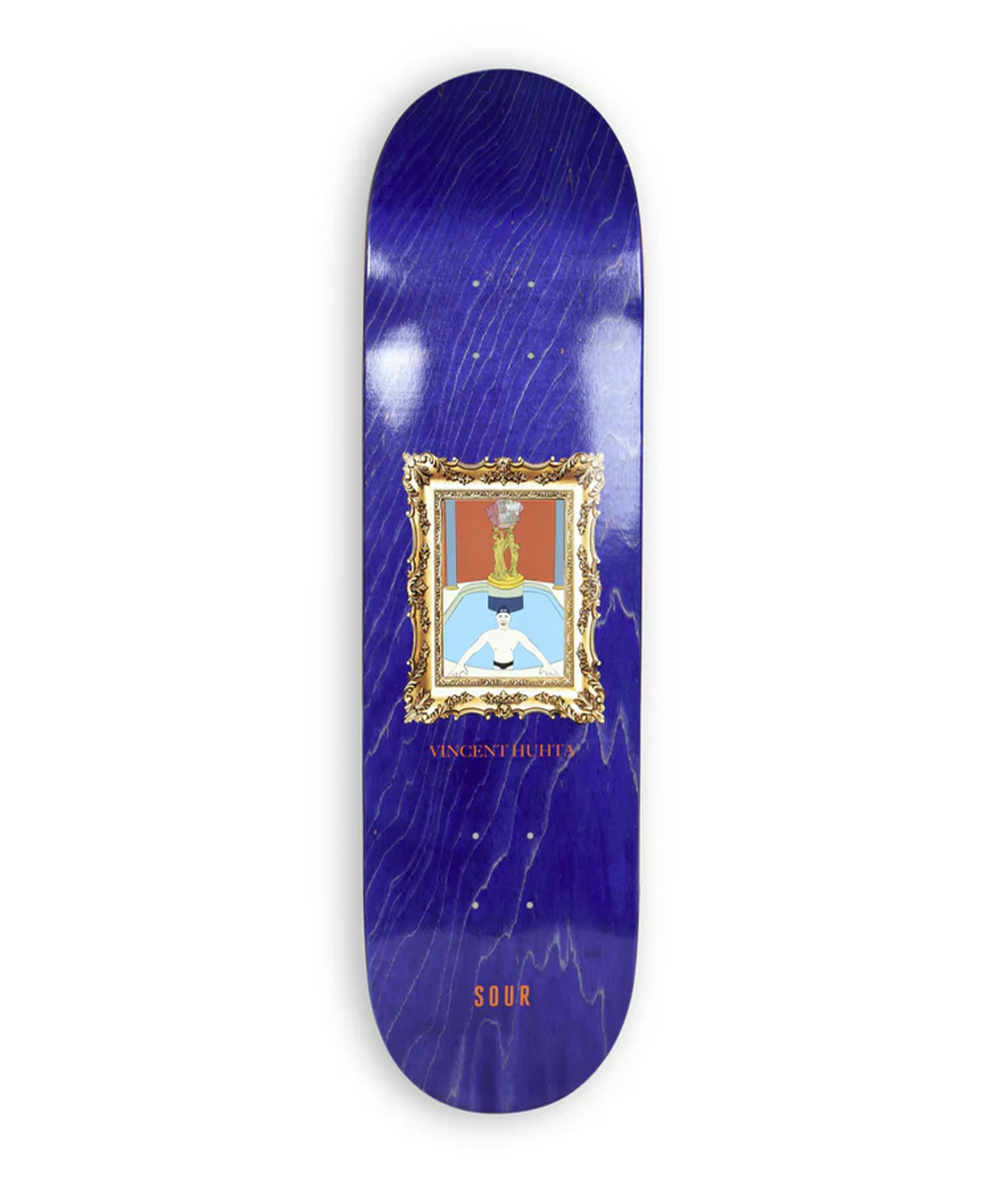 Sour Solution - Skateboard Vincent Hutha Pool 8.375" - Multi - 8.375"
