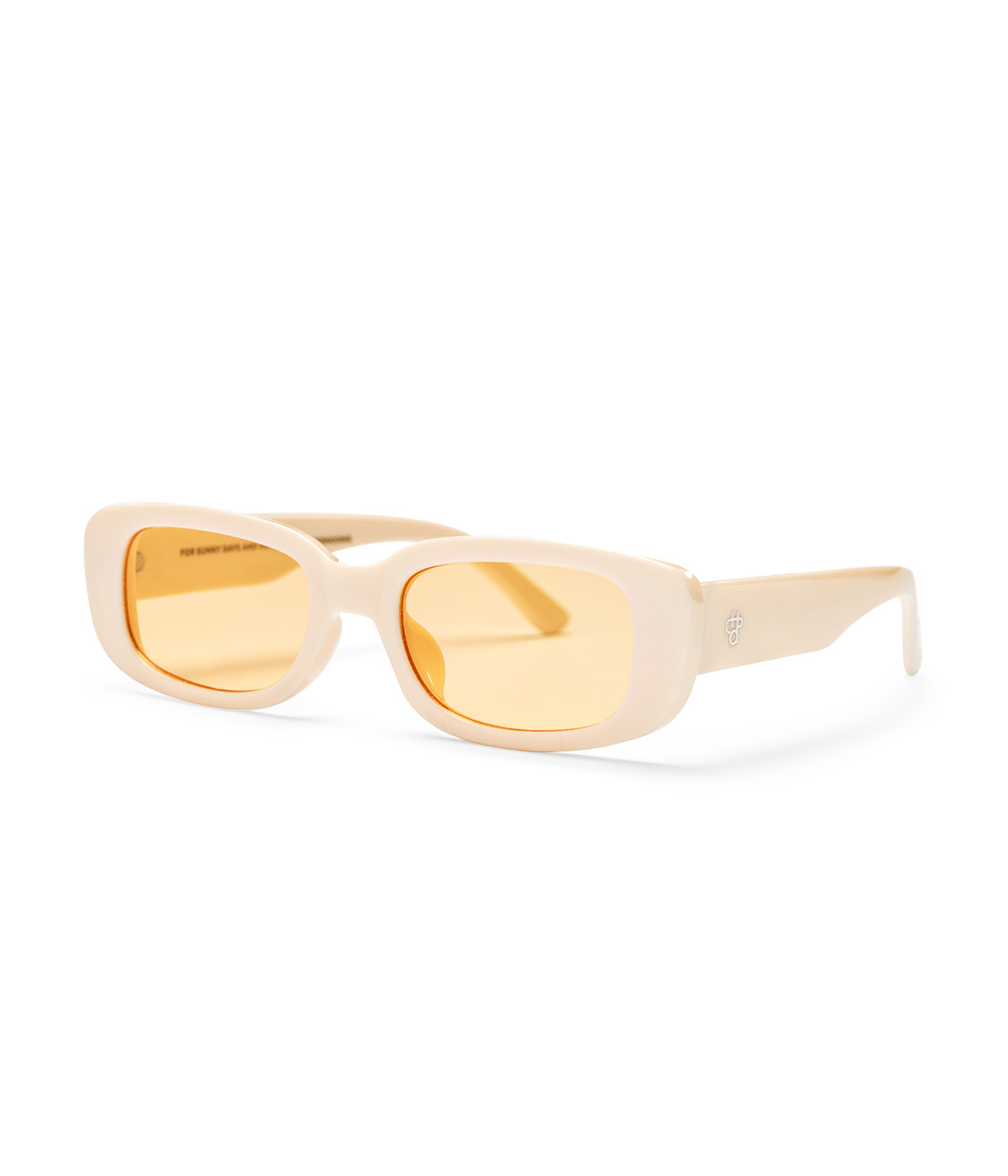 Chpo Brand - Sunglasses Nicole - Cream/Orange - One Size
