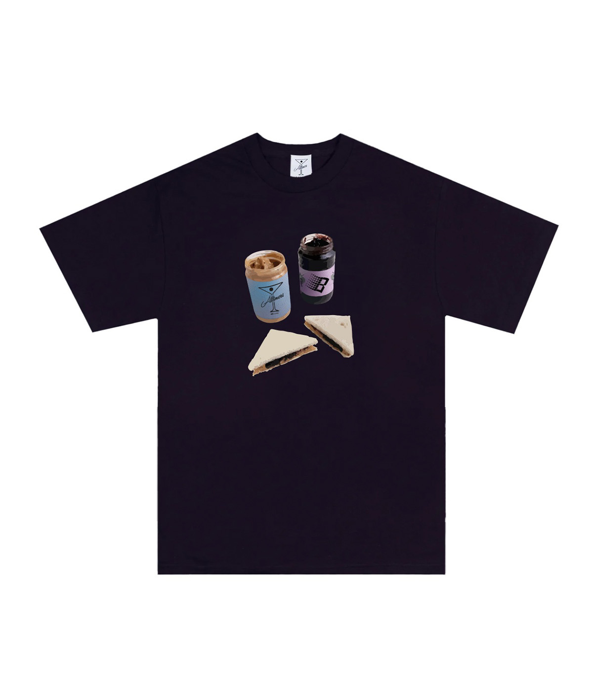 Alltimers - T-skjorte PB & J - Navy - XL