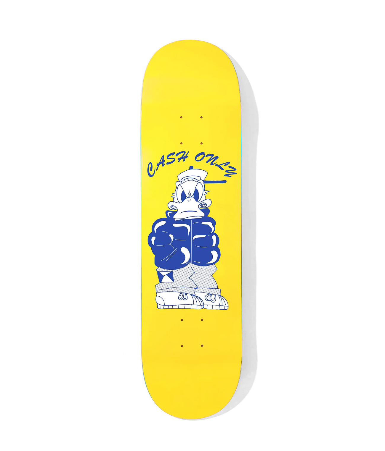 Cash Only - Skateboard Duck - Yellow - 8.125"