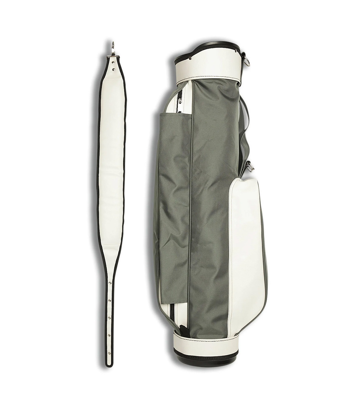 Jones Sports Co. - Golf Bag Original Jones Bag - Charcoal/White PU - One Size