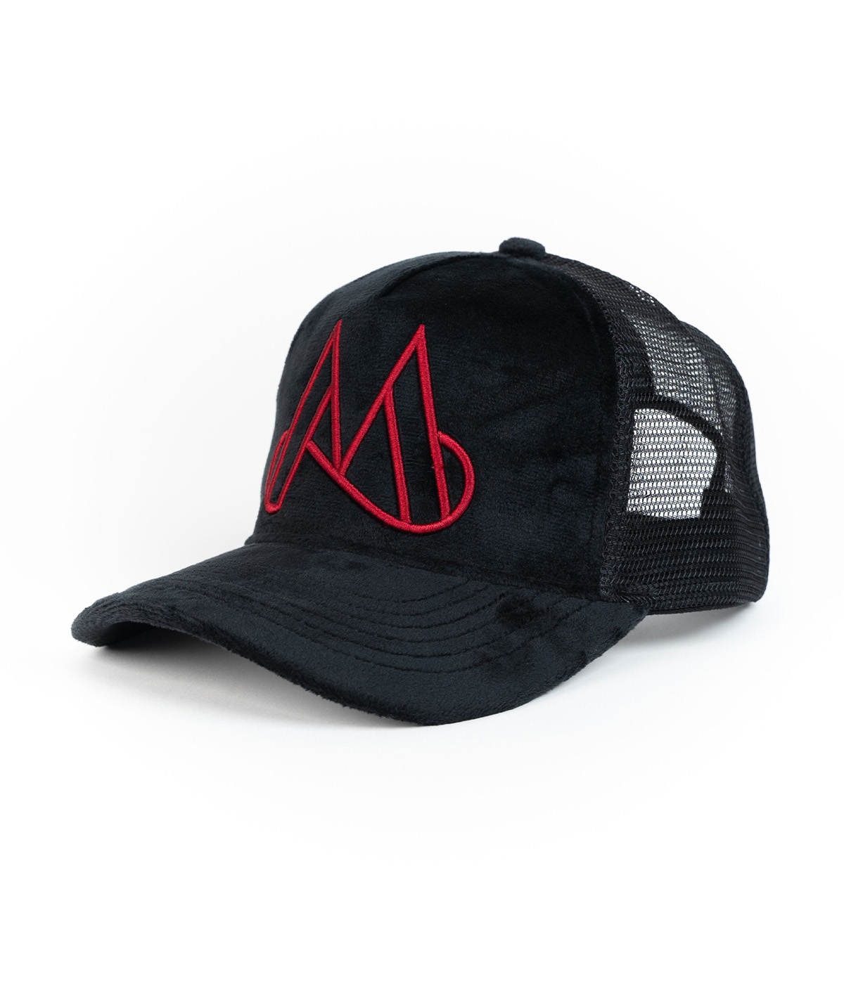 Maggiore - Caps M Logo - Black / Red - One Size