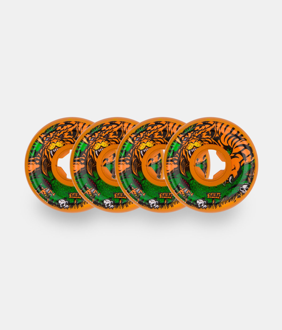Slime Balls Wheels - Wheels Vomits Salba Tiger 95 A - Multicolor - 60 mm
