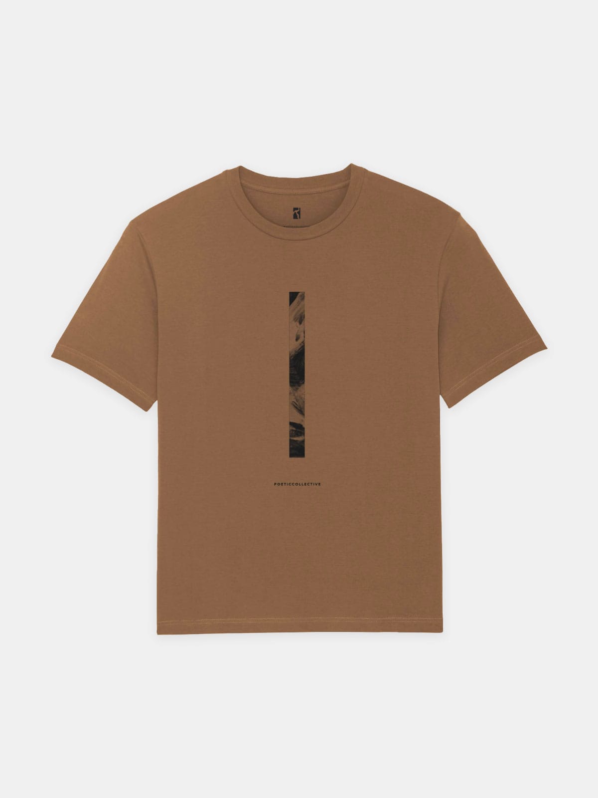 Poetic Collective - T-skjorte Vertical - Camel - XL