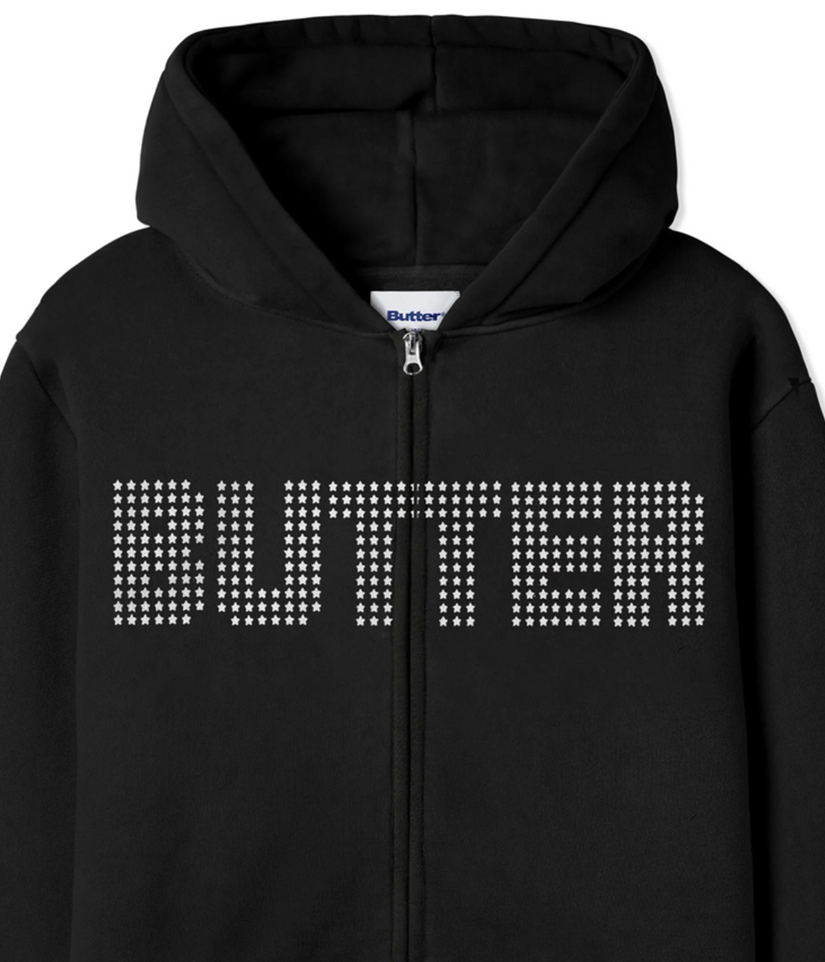 Butter Goods Zip Hoodie Stars Black