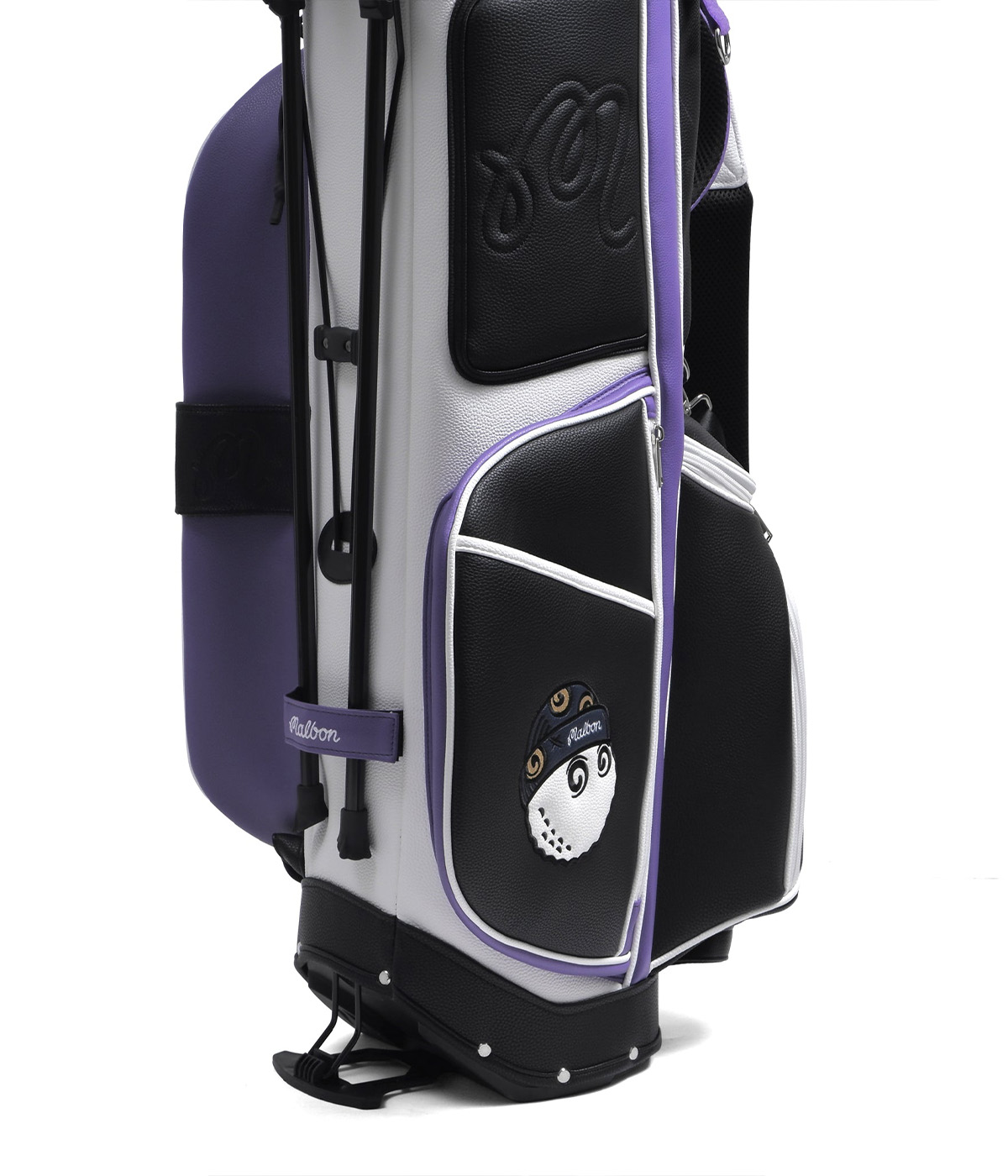NEW malbon golf Caddy Bag 2024 Golf Stand bag White Black