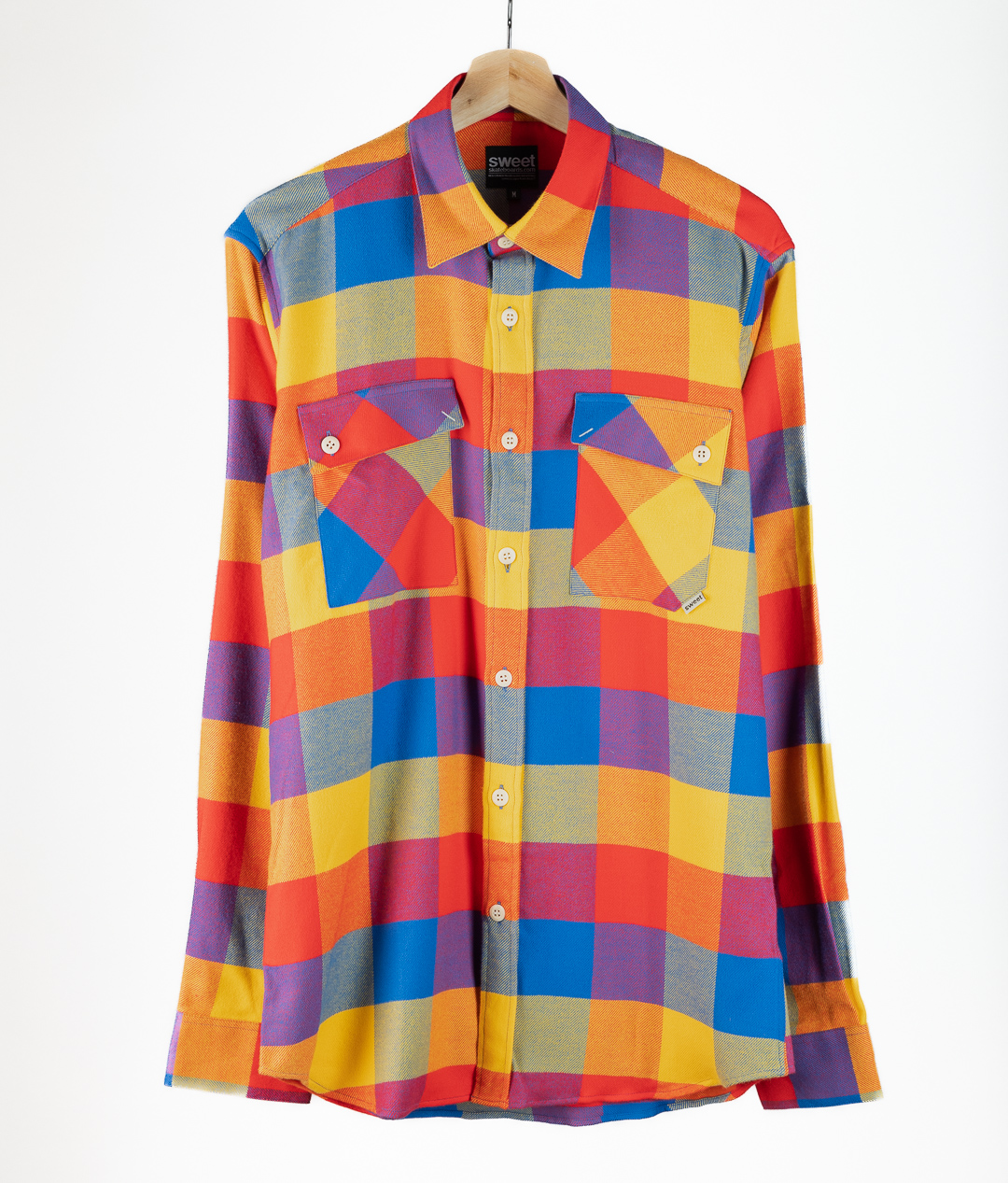 Vintage - Sweet Sktbs - Madala Shirt - Yellow/Red - M