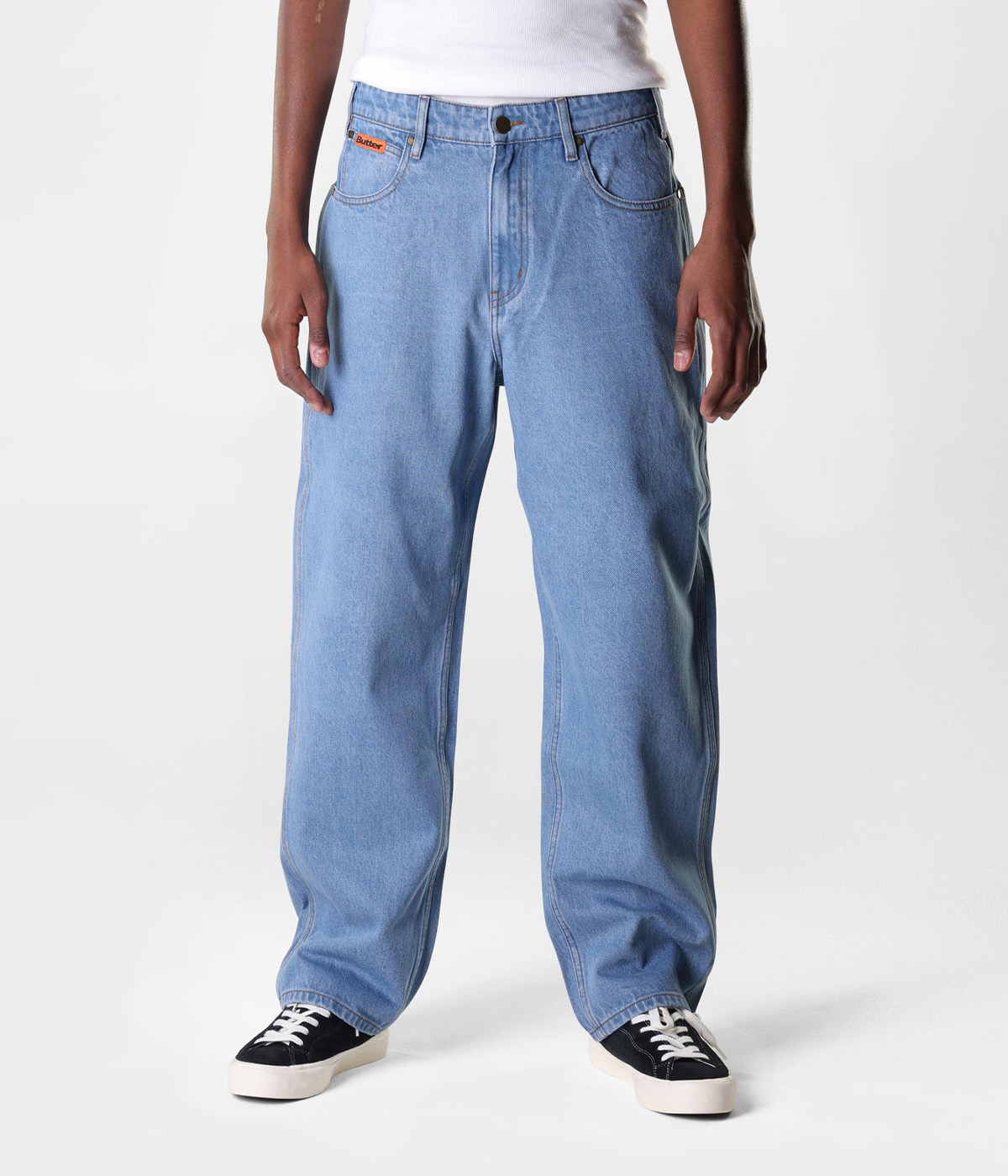Butter Goods Relaxed Denim Jeans Washed Indigo
