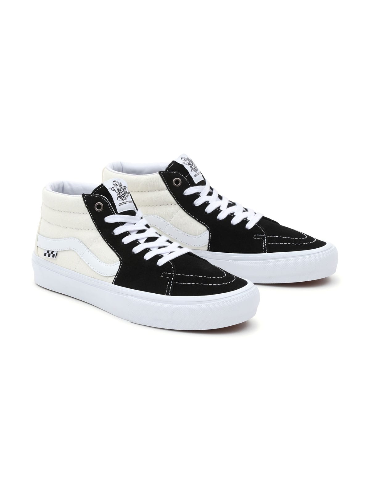 Vans - Sko Skate Grosso Mid - Marshmallow/Black - EU 40