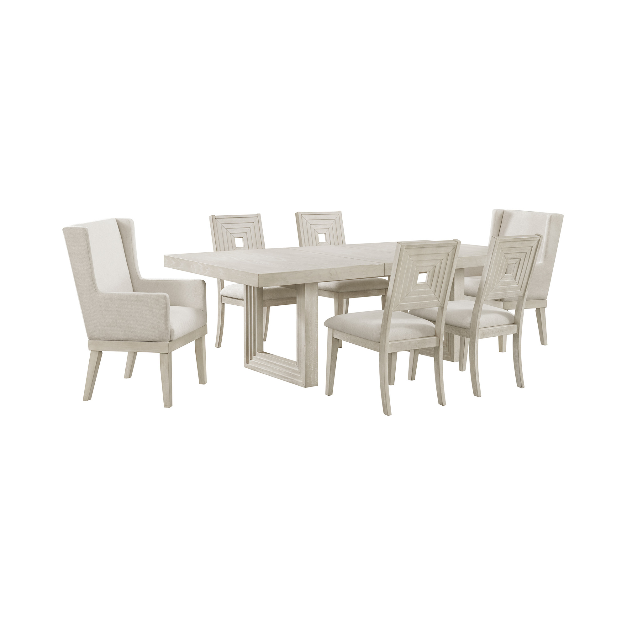 Avalanche Antique 7PC Standard Set w/Arm Chairs