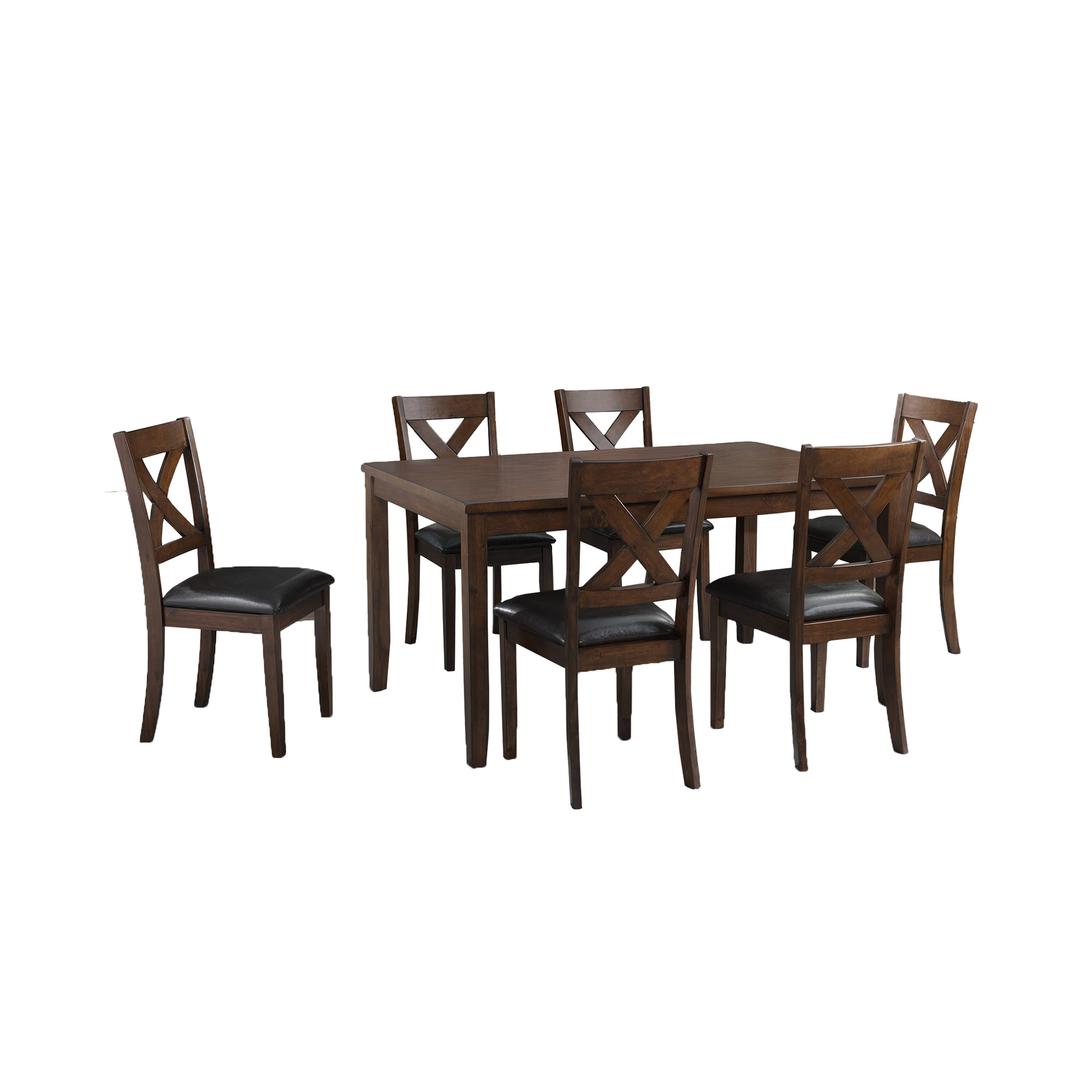 Alex 60" 7pcs Dining Set