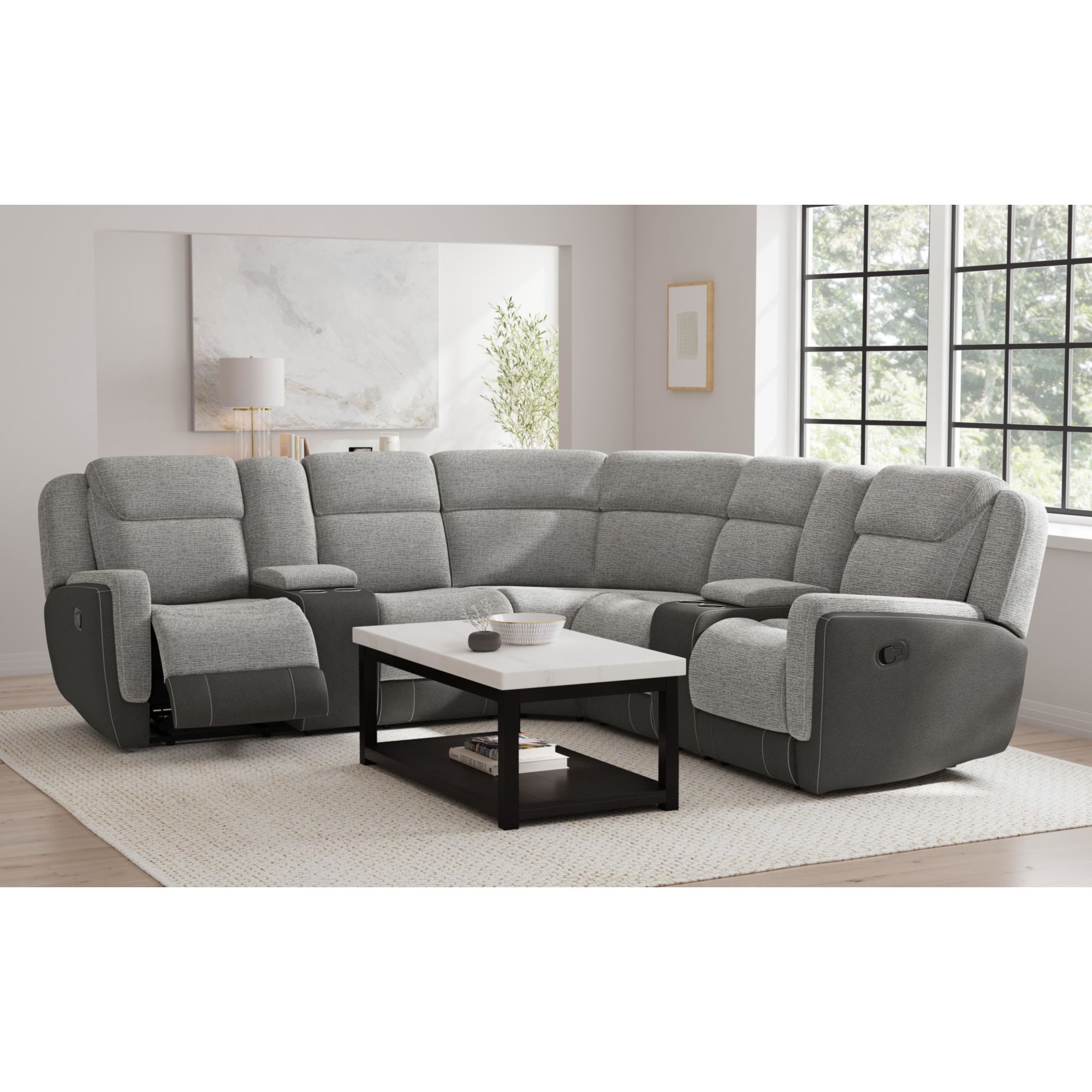 Picture of HORNET GREY SECTIONAL